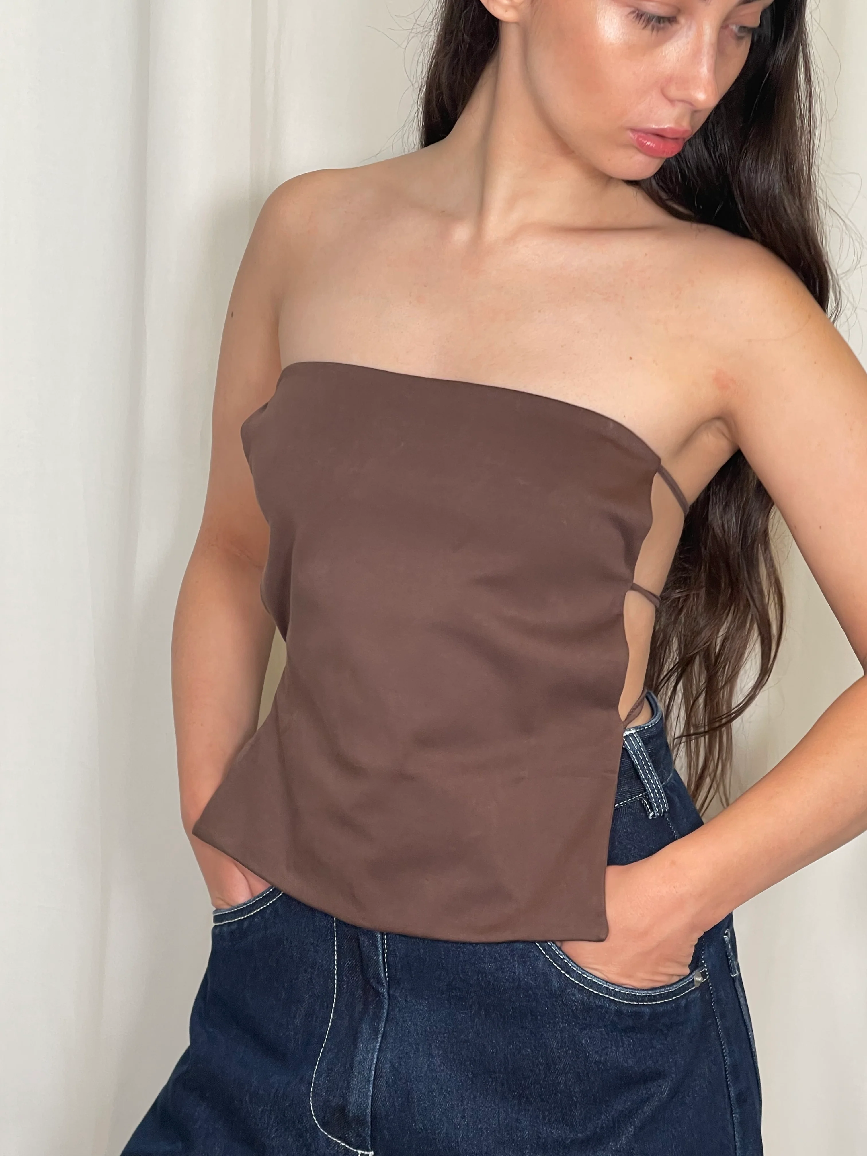 Aktio Top Brown - Image 4