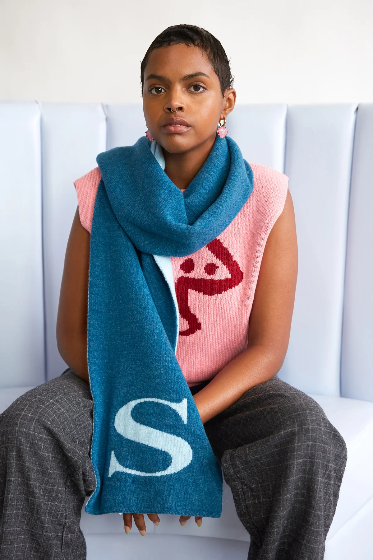 Alphabet Scarf | S - Image 3