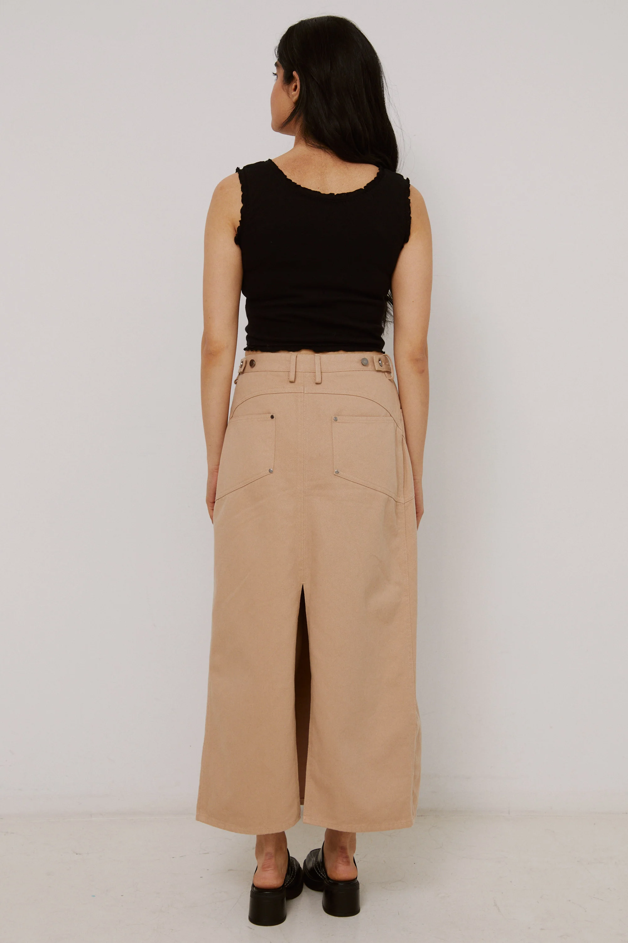 Full Length Barrel Skirt | Neutral - Image 2