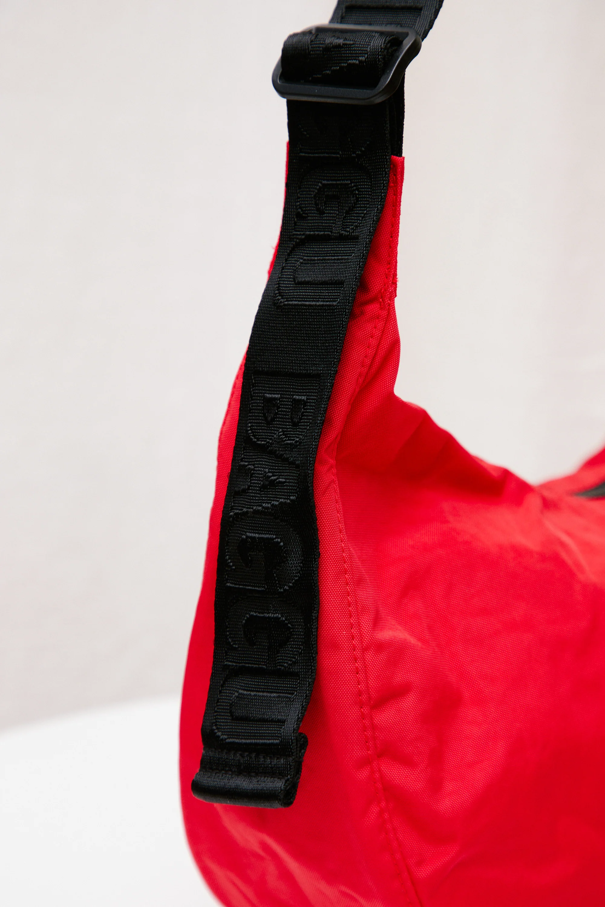 Medium Nylon Crescent Bag | Candy Apple - Image 2
