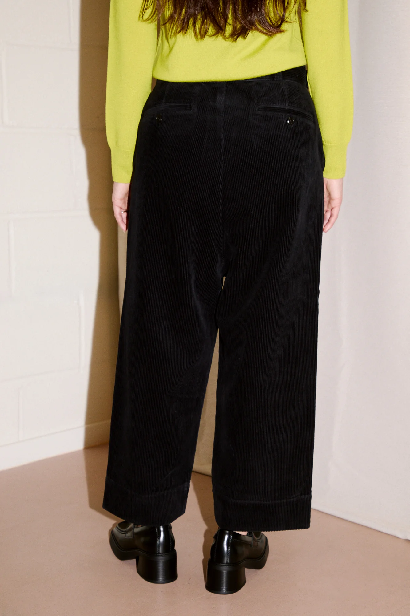 Cord Pants | Black - Image 5