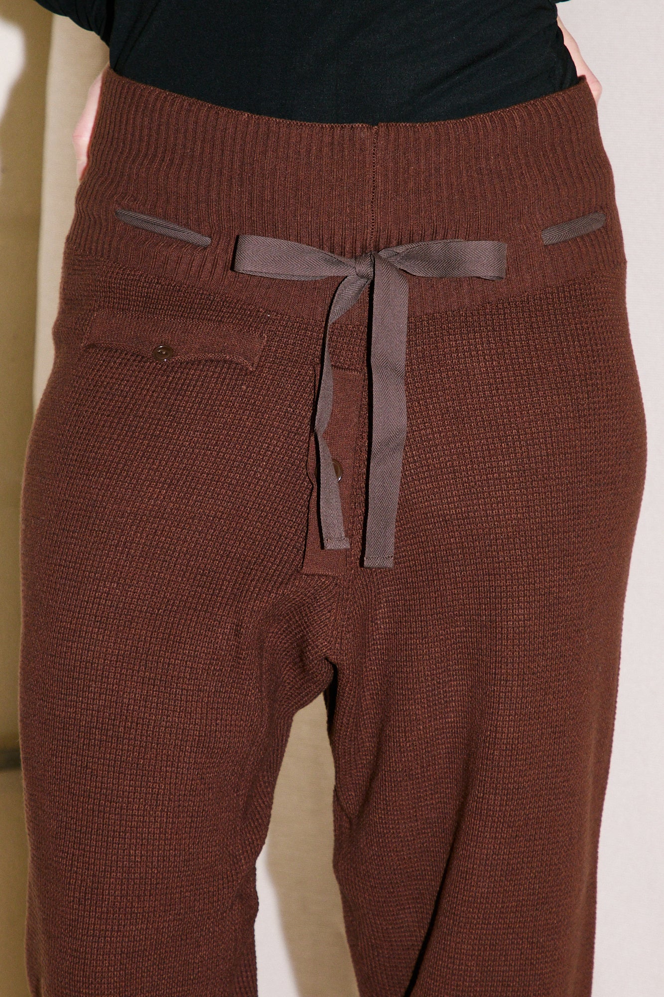 Waffle Pants | Brown - Image 4