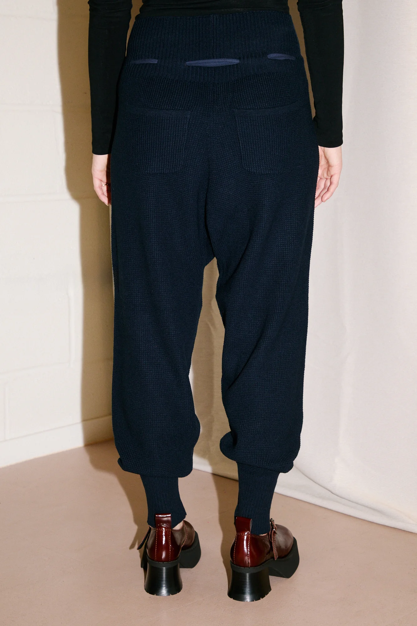 Waffle Pants | Navy - Image 4
