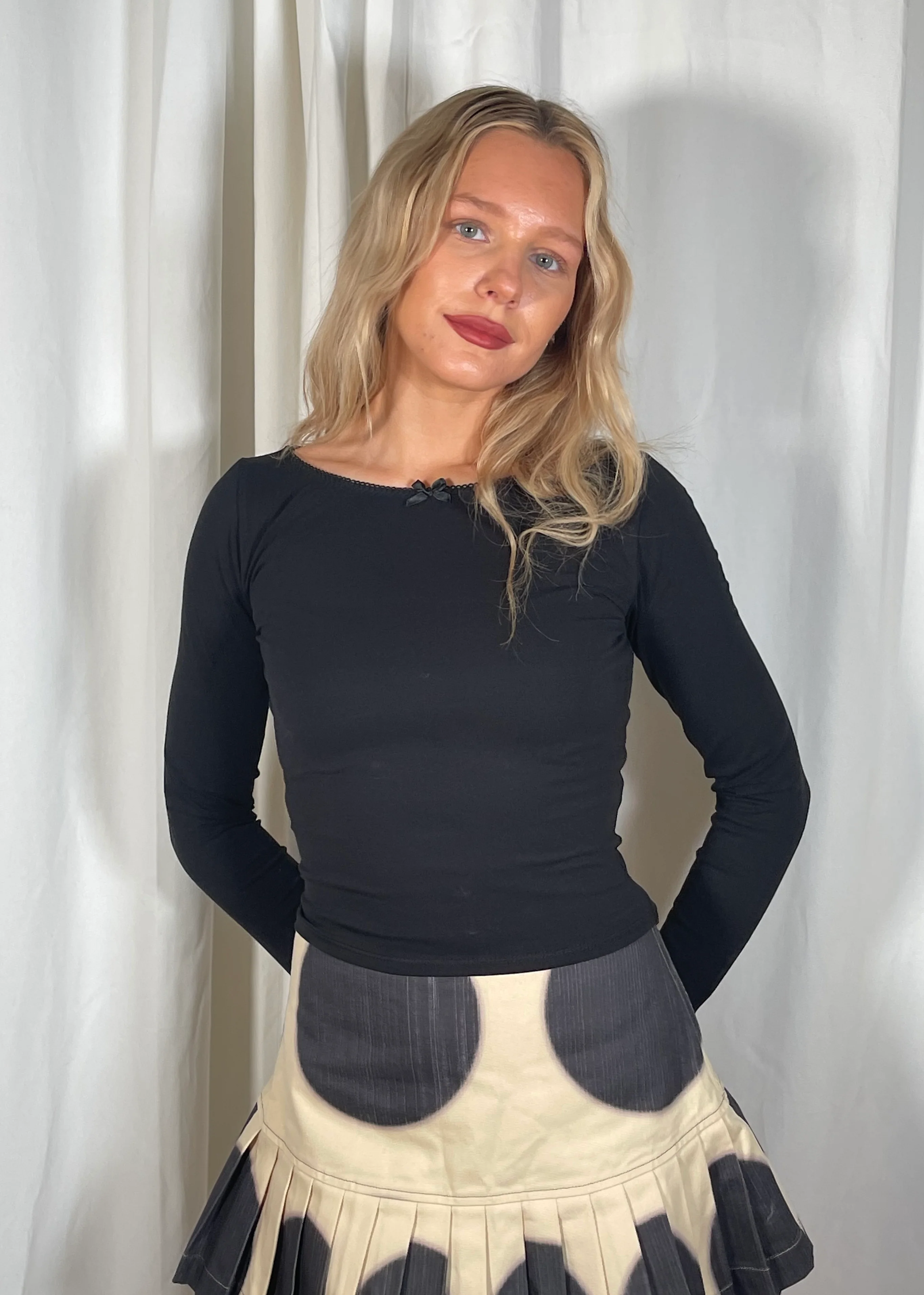 Black Jennifer Top