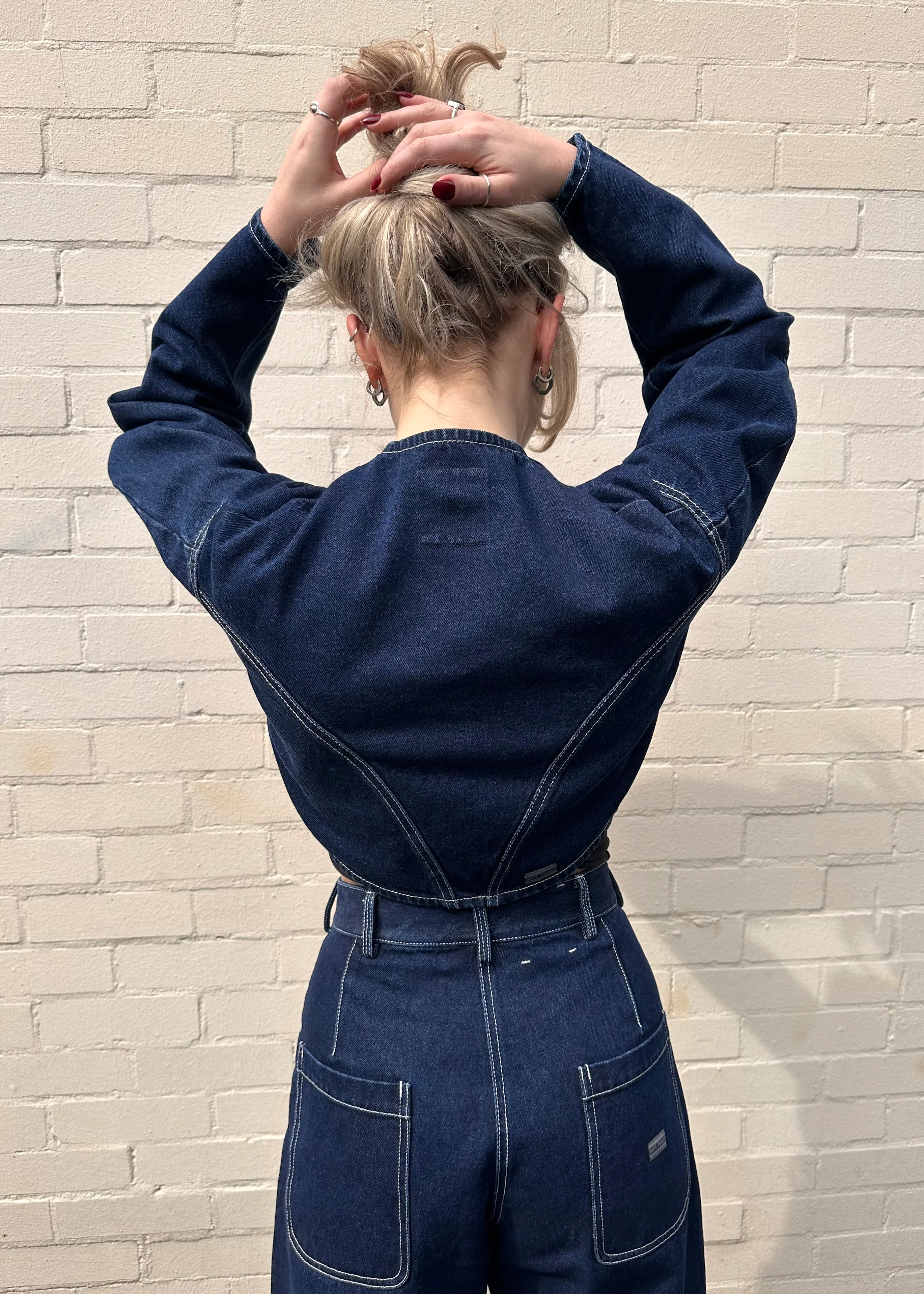 Bloomer Jacket | Indigo - Image 14