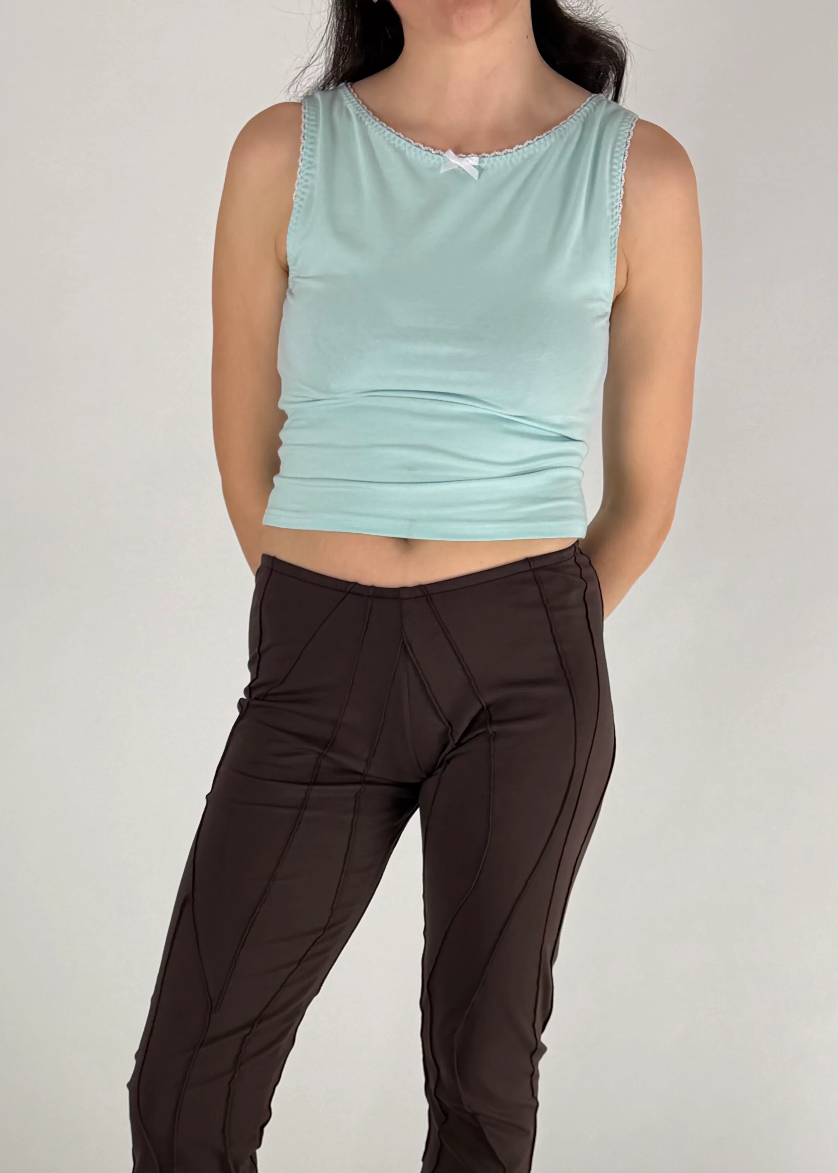 Blue Audrey Tank