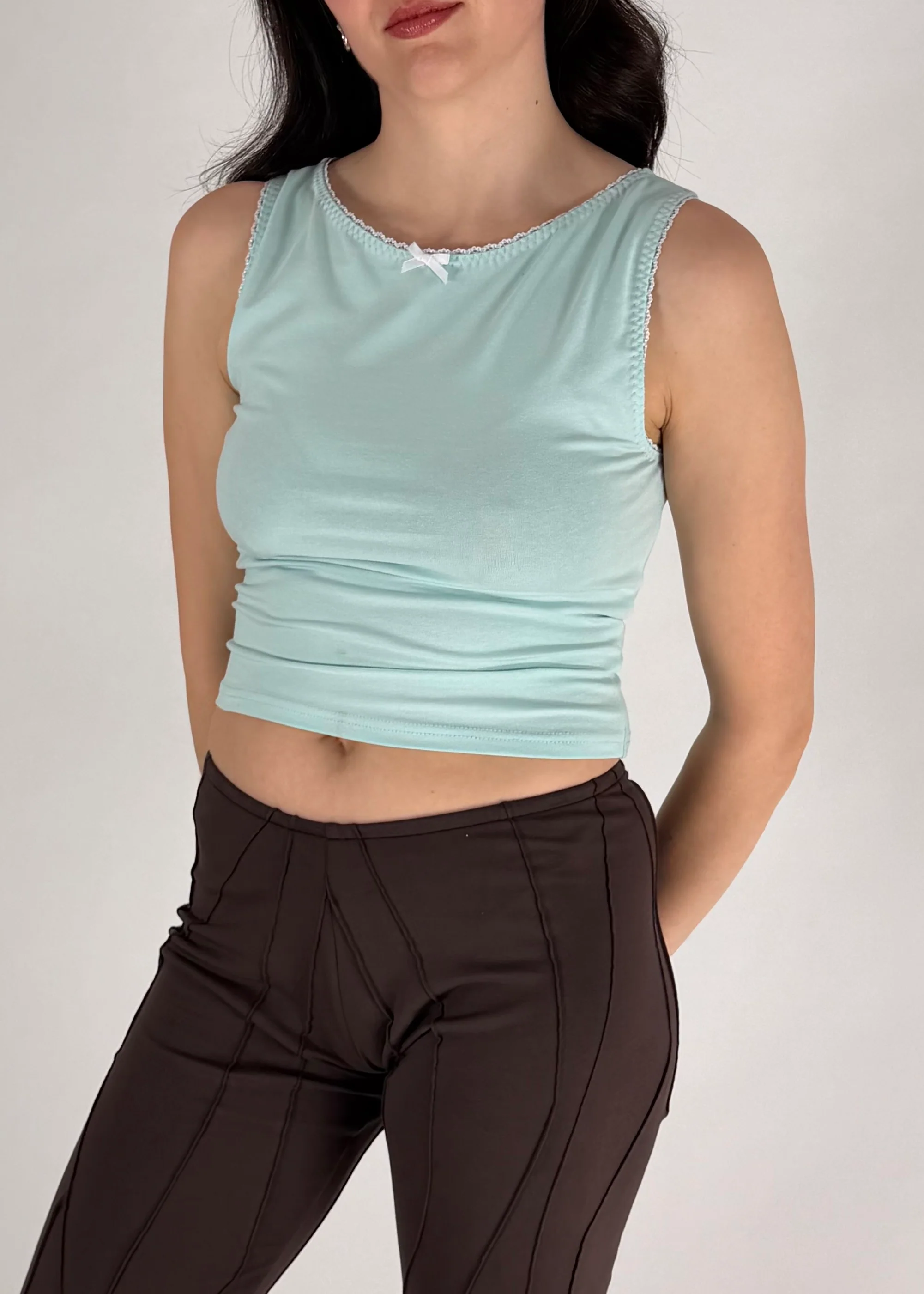 Blue Audrey Tank - Image 2