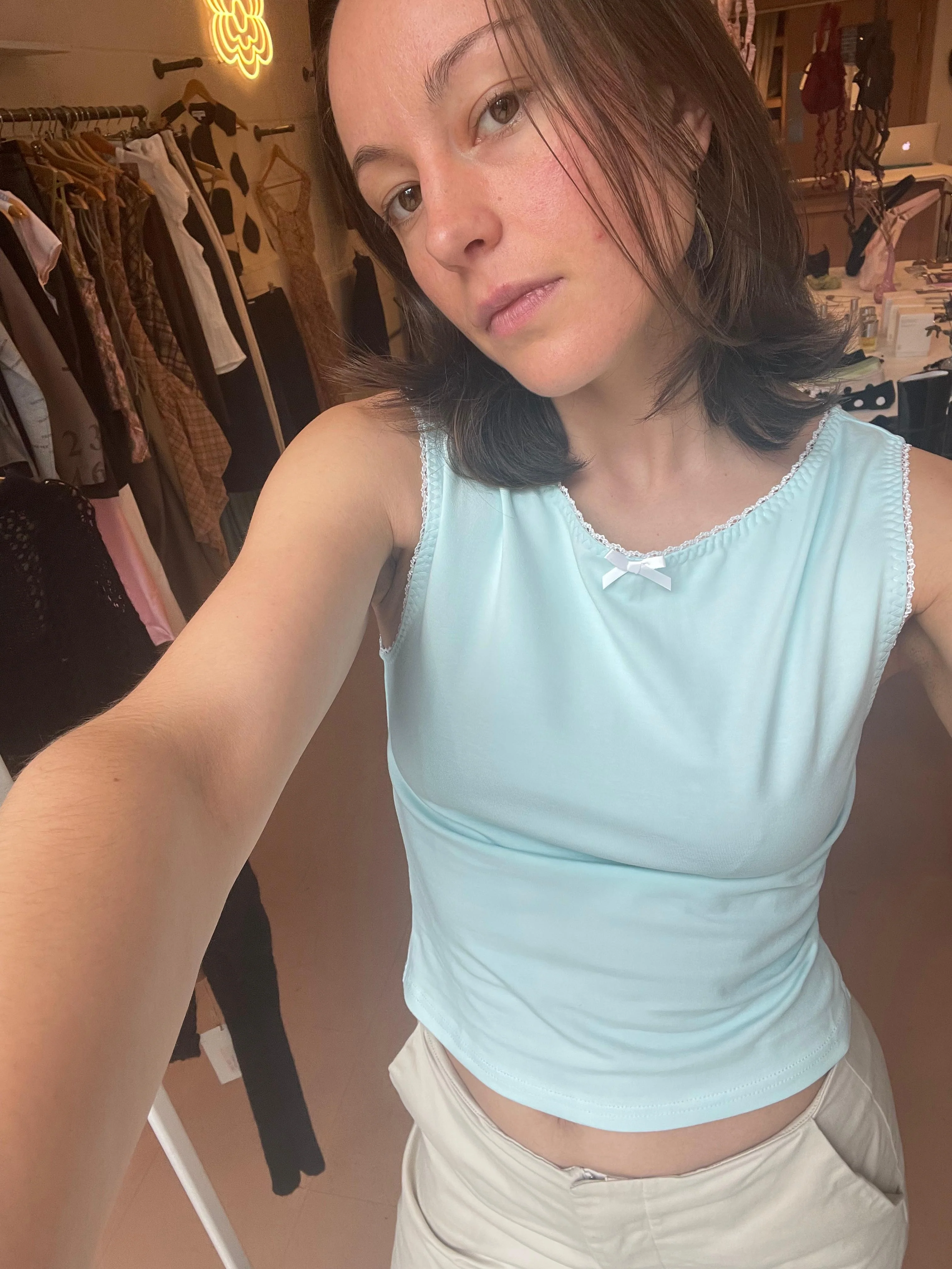 Blue Audrey Tank - Image 3