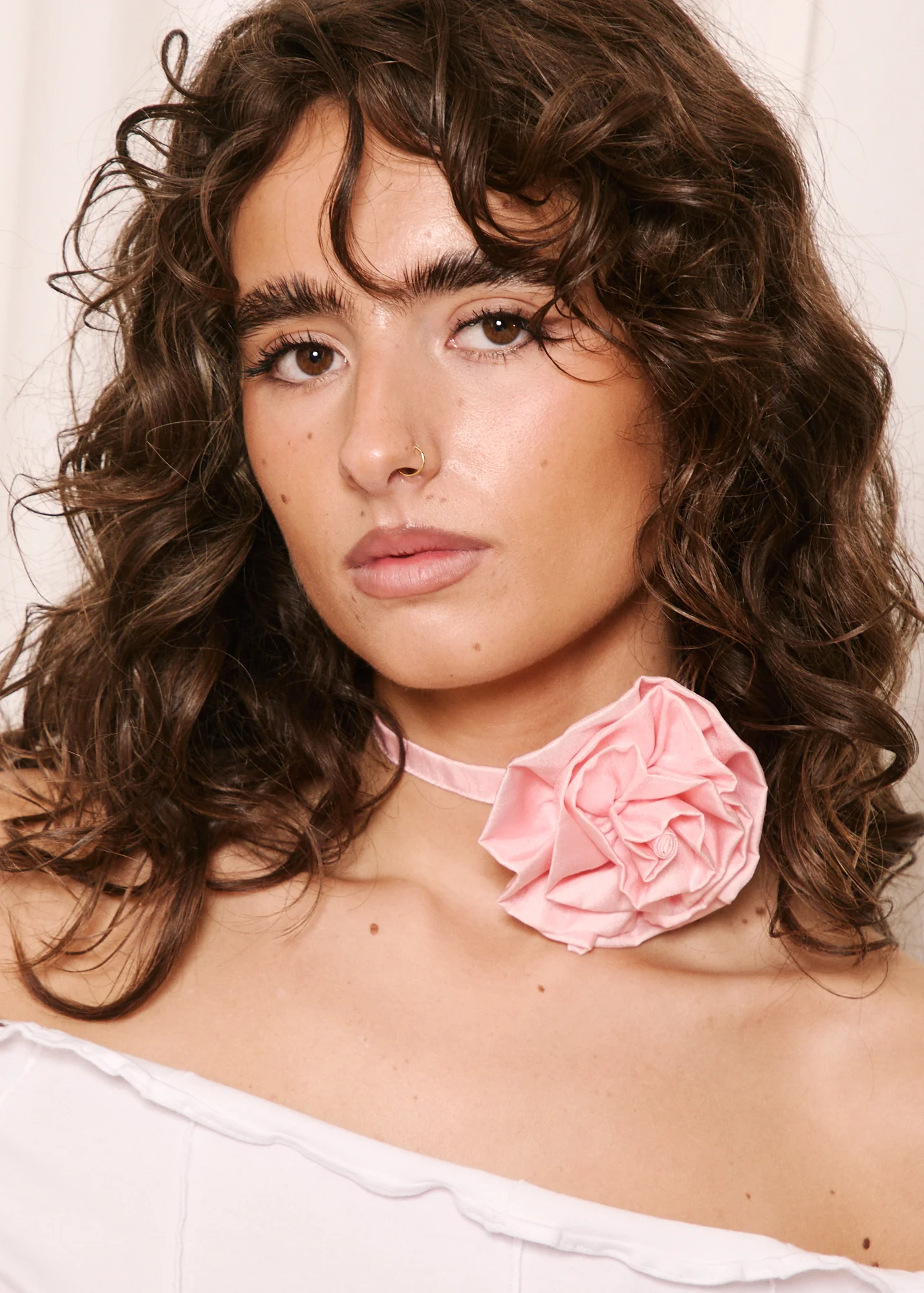 Candy Pink Rosette Tie - Image 5