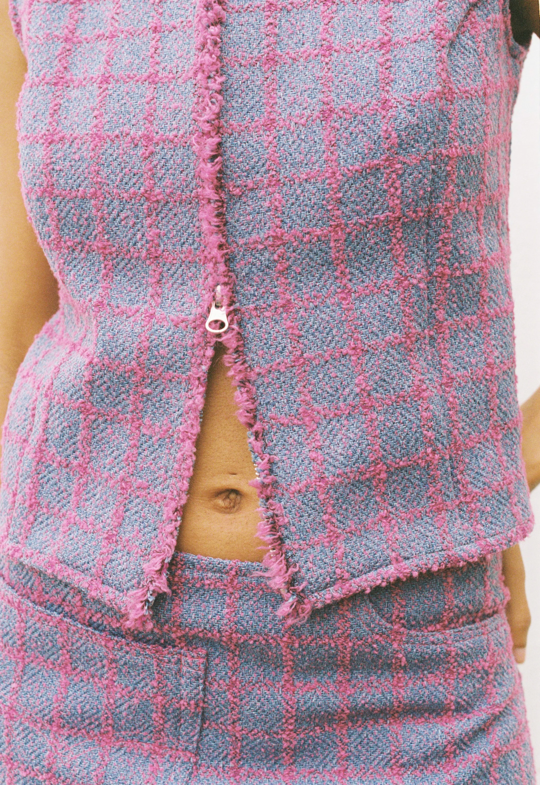 Selene Vest | Pink & Blue - Image 6