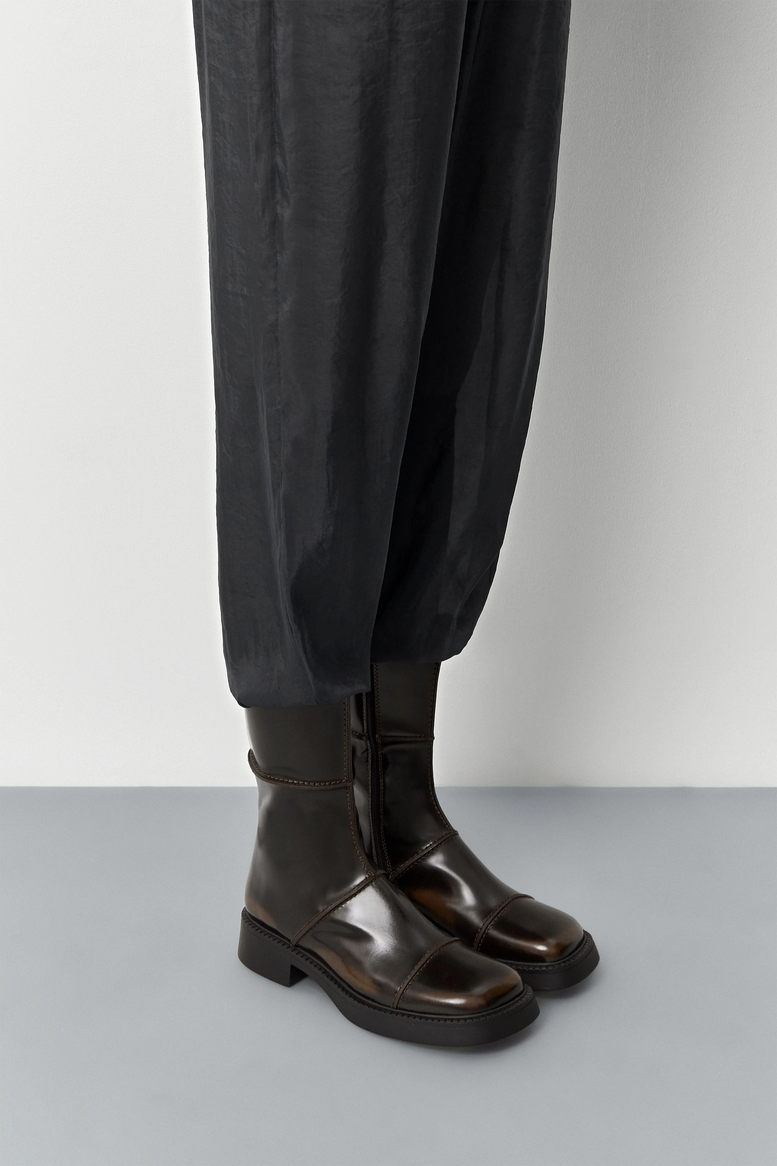 Dahlia Ankle Boots | Brown Brushed - Image 4