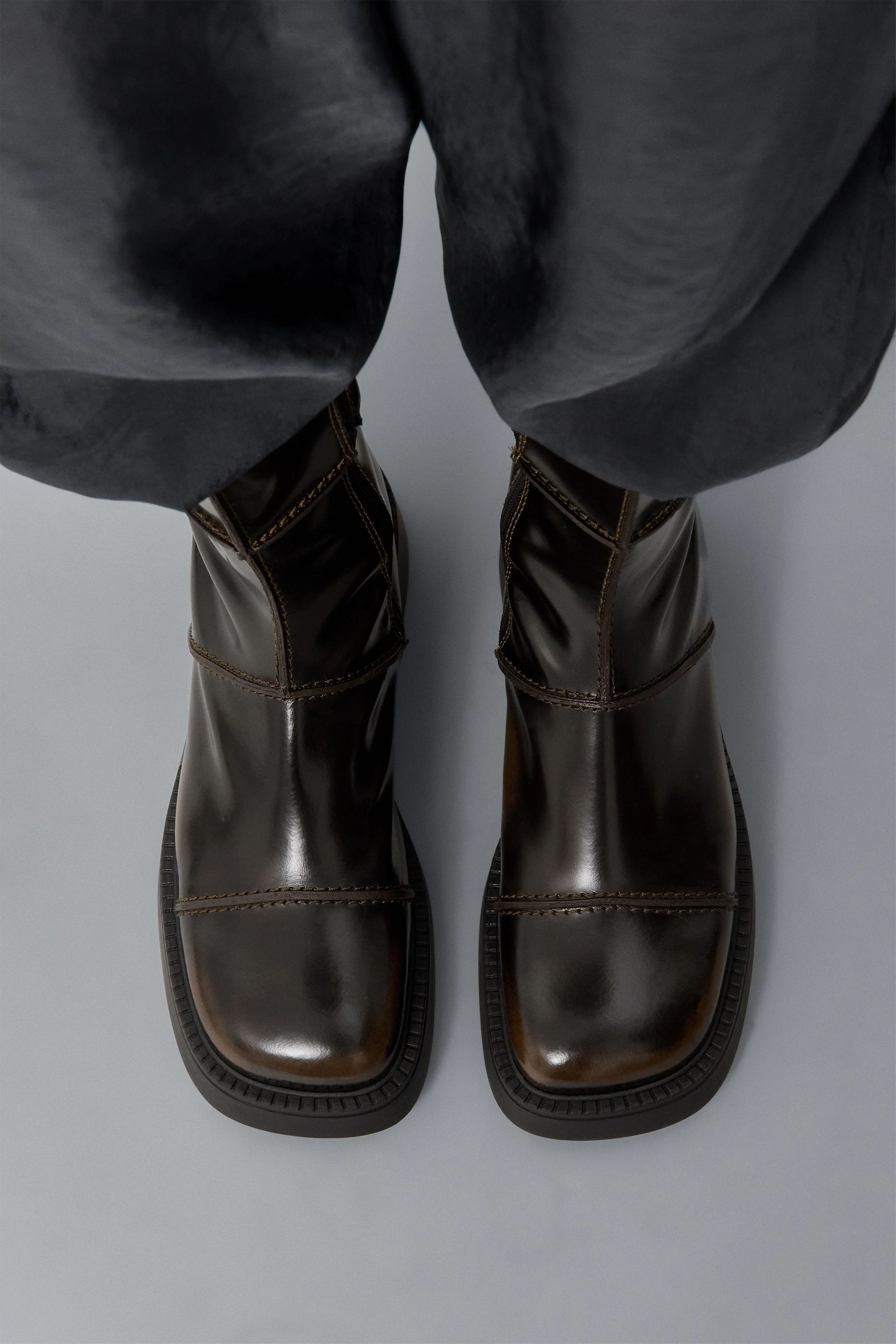 Dahlia Ankle Boots | Brown Brushed - Image 5