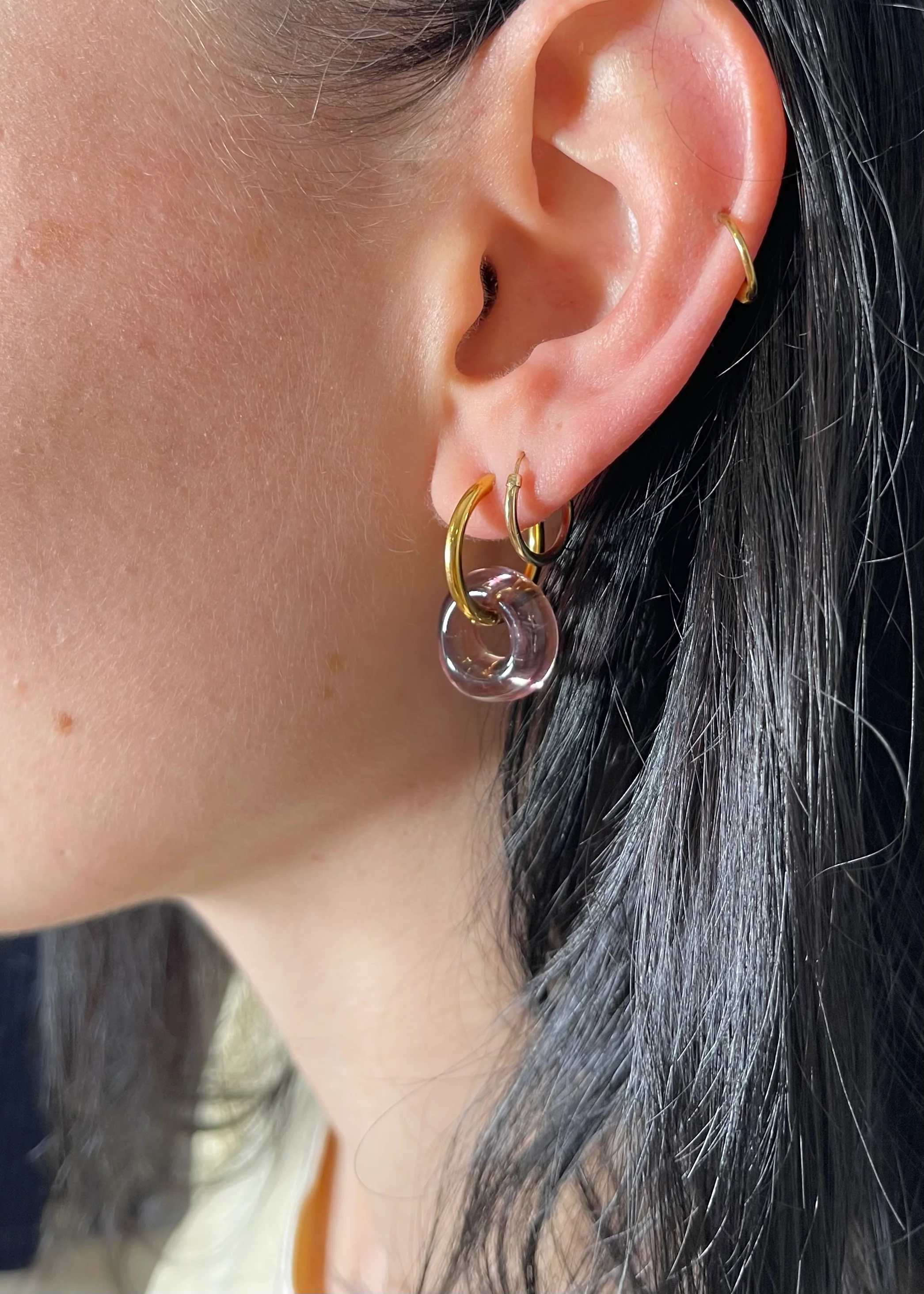 Donut Violet Earrings