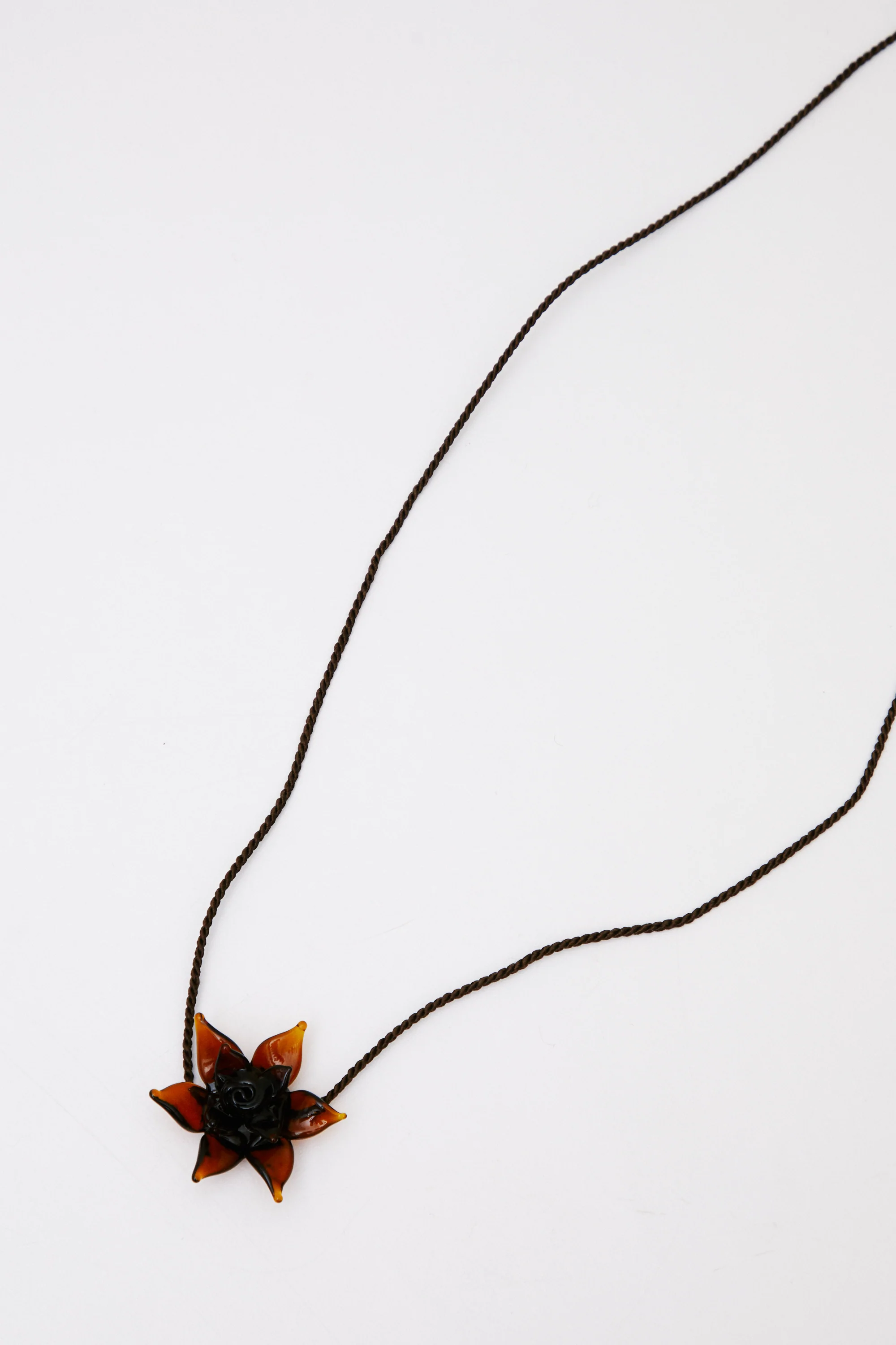 Rina Glass Flower Necklace
