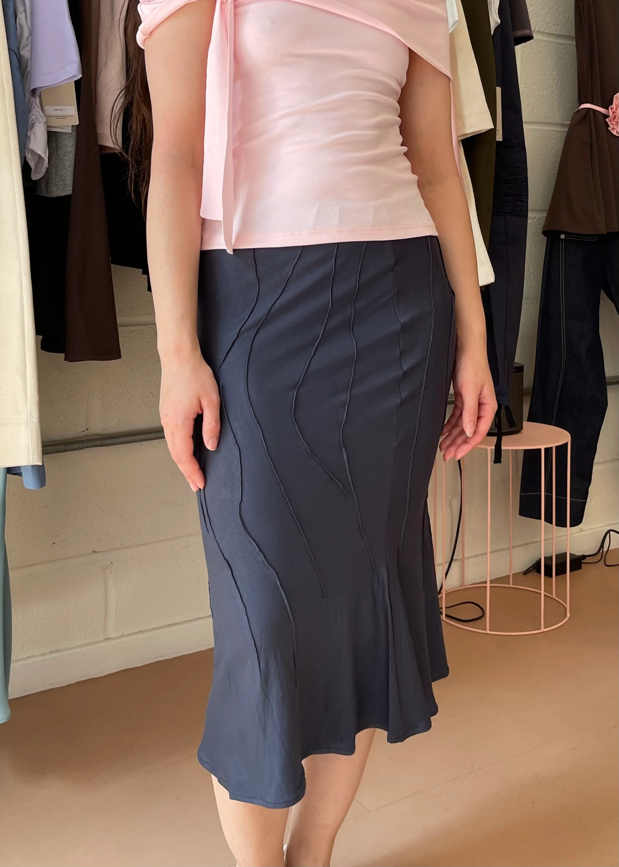 Figure Skirt Navy