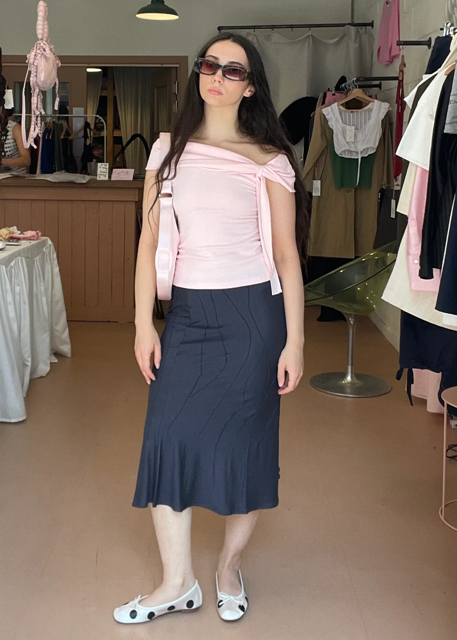 Figure Skirt Navy - Image 2