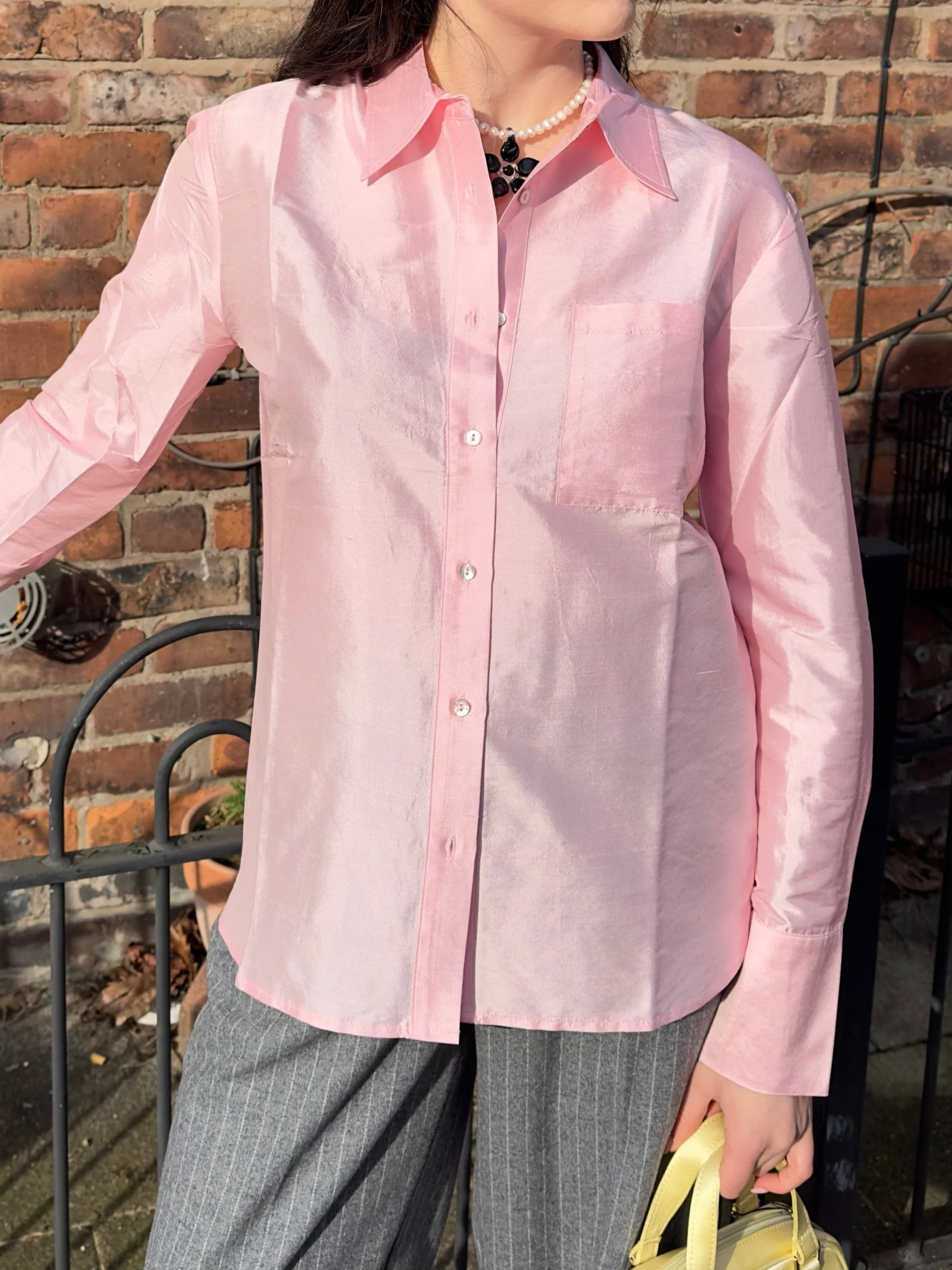 Floris Shirt in Candy Pink - Image 4