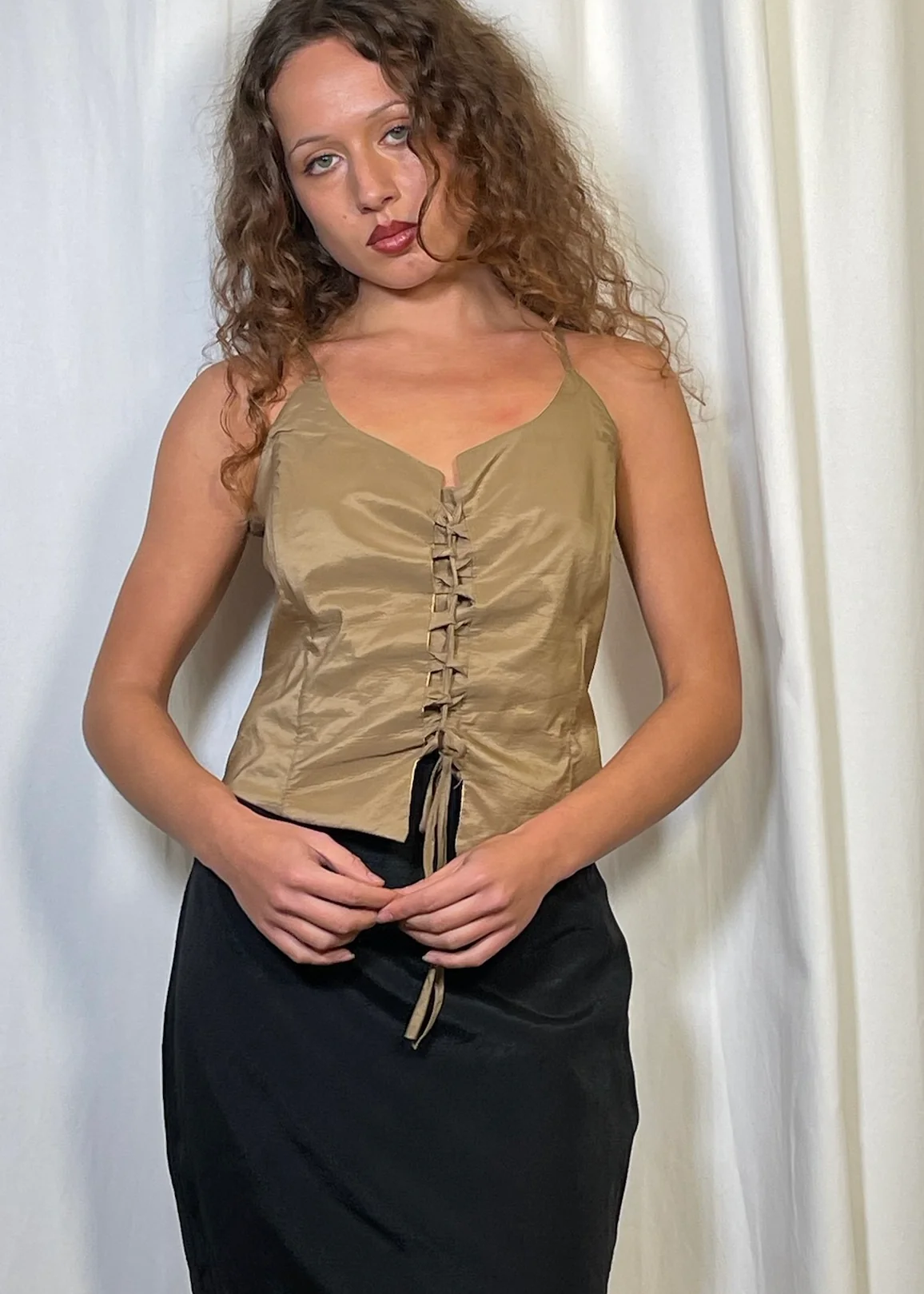 Gold Corset Top