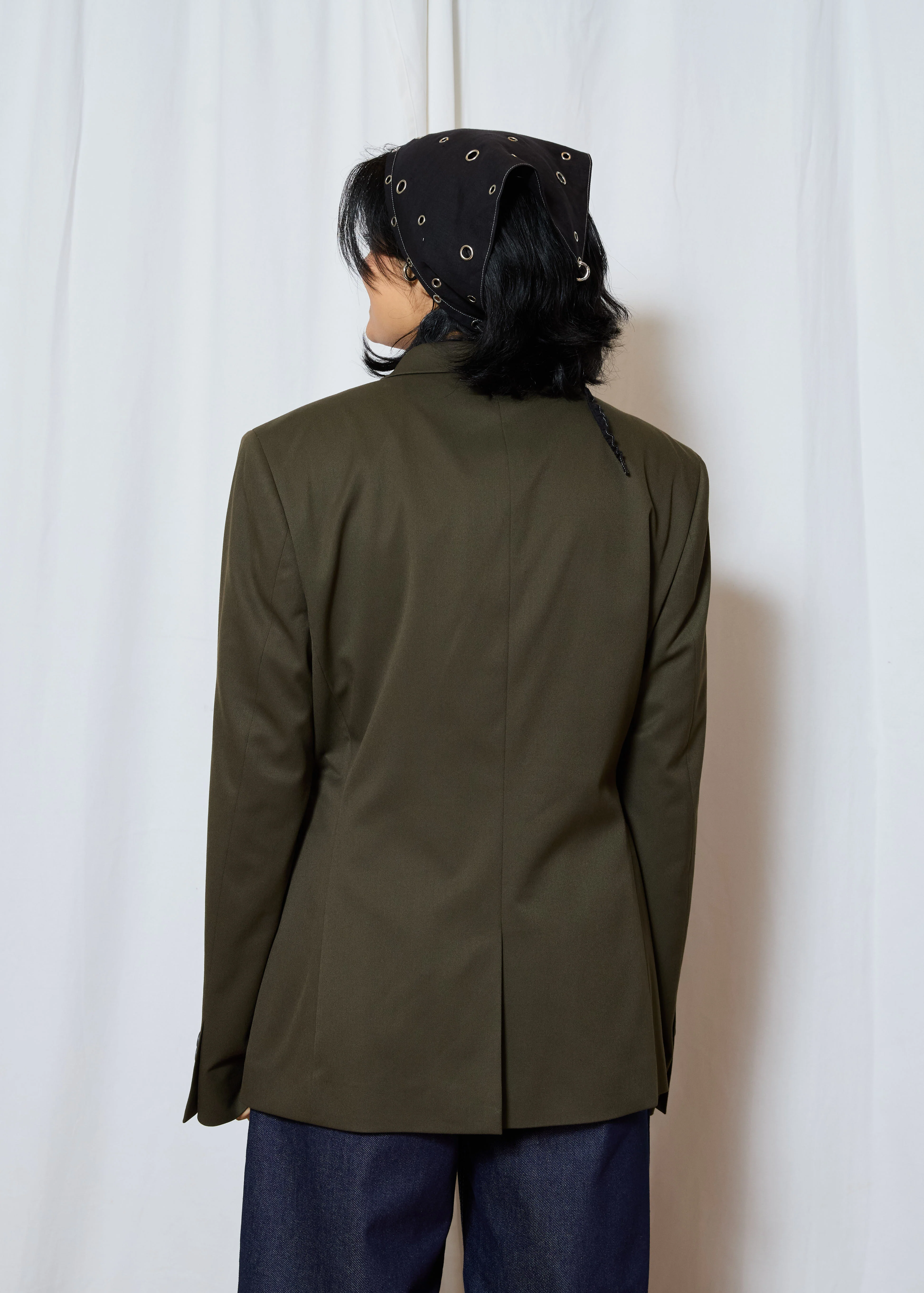 Green Hardware Front Blazer - Image 2
