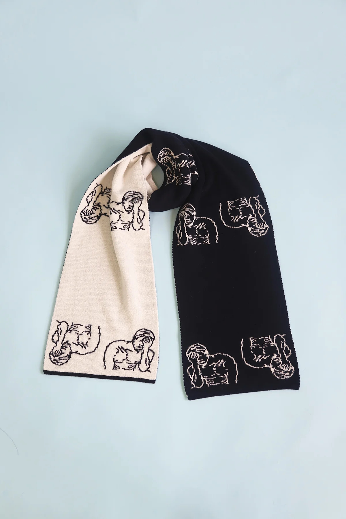 Hades Scarf | Navy & White - Image 3