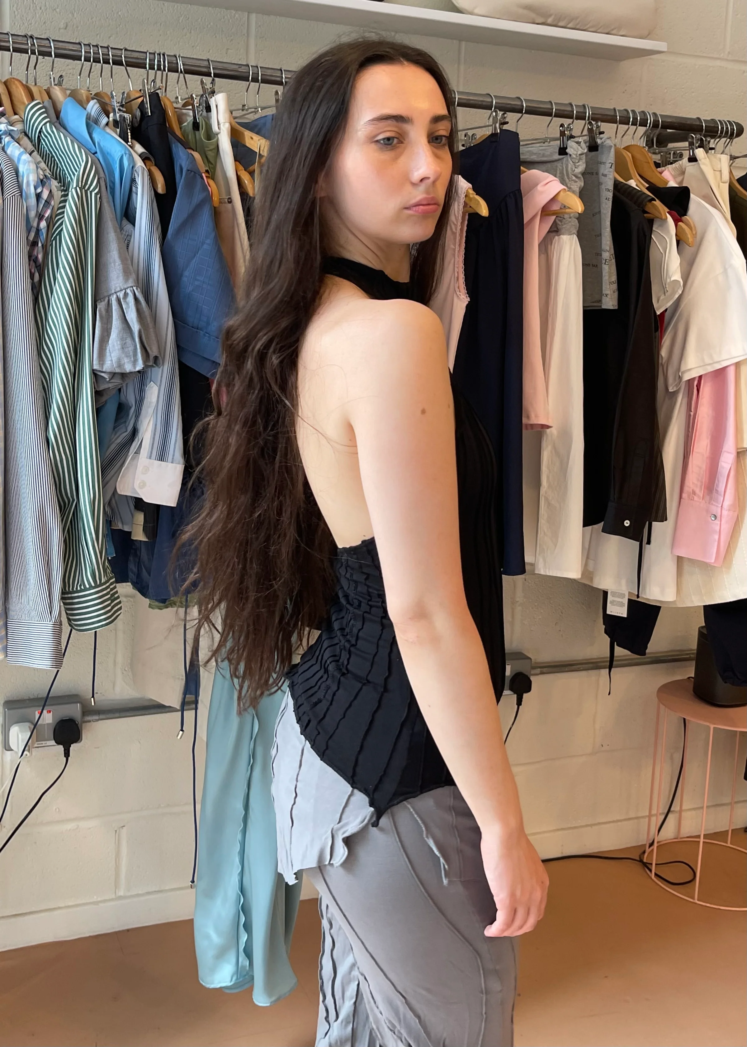 Halter Top Black - Image 3