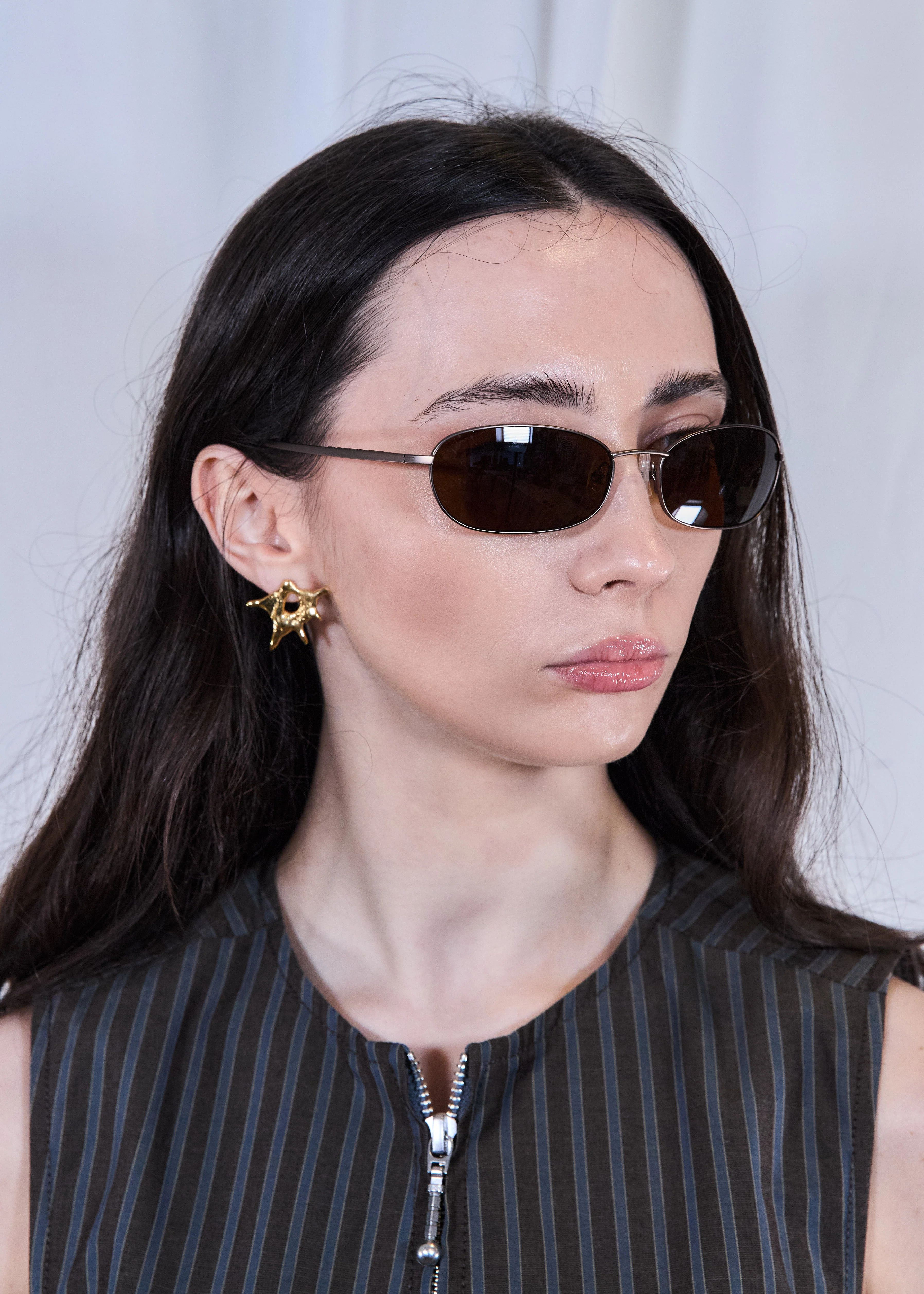 Jack Matte Brown Sunglasses - Image 3