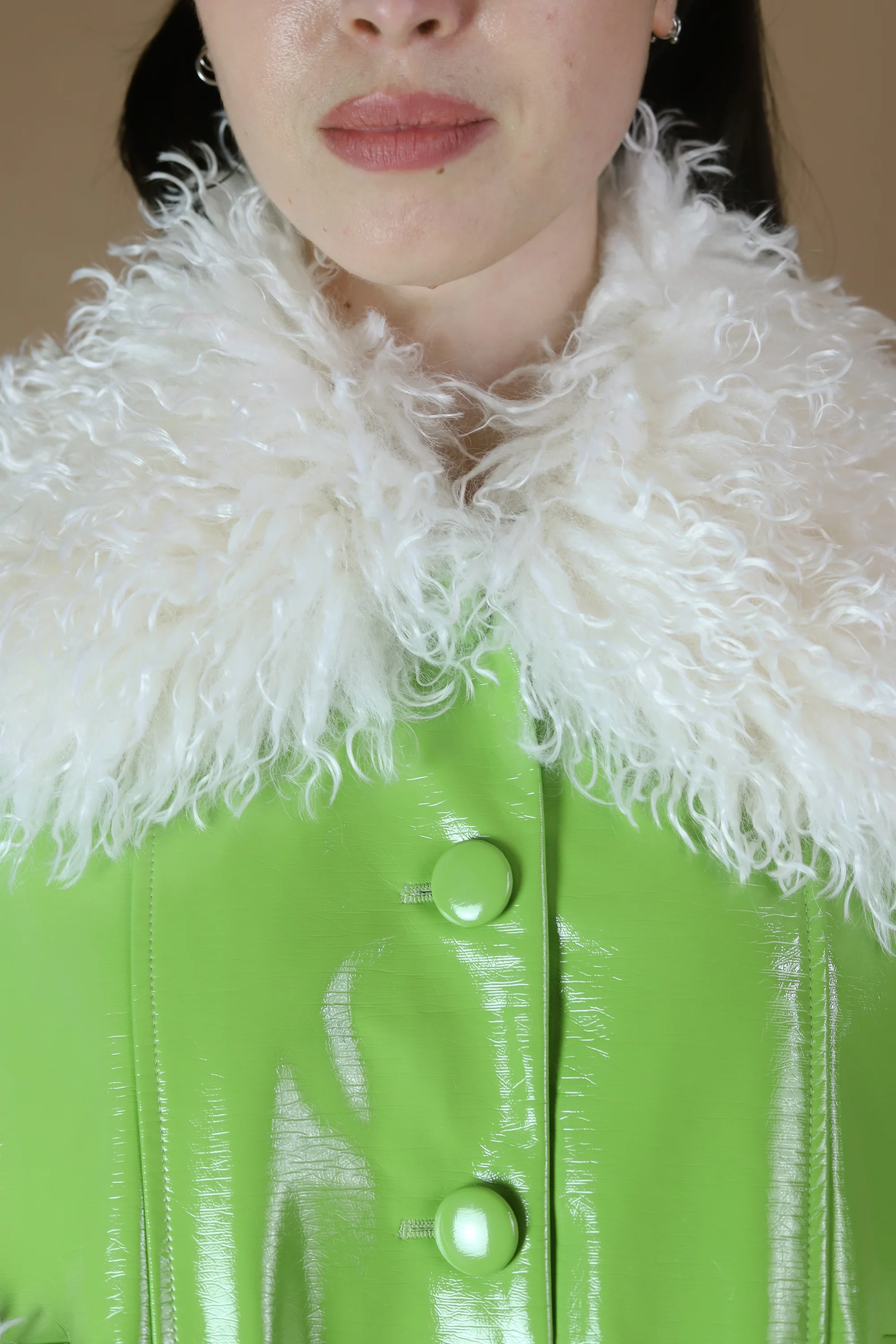 Bonnie Vinyl Jacket | Green - Image 6
