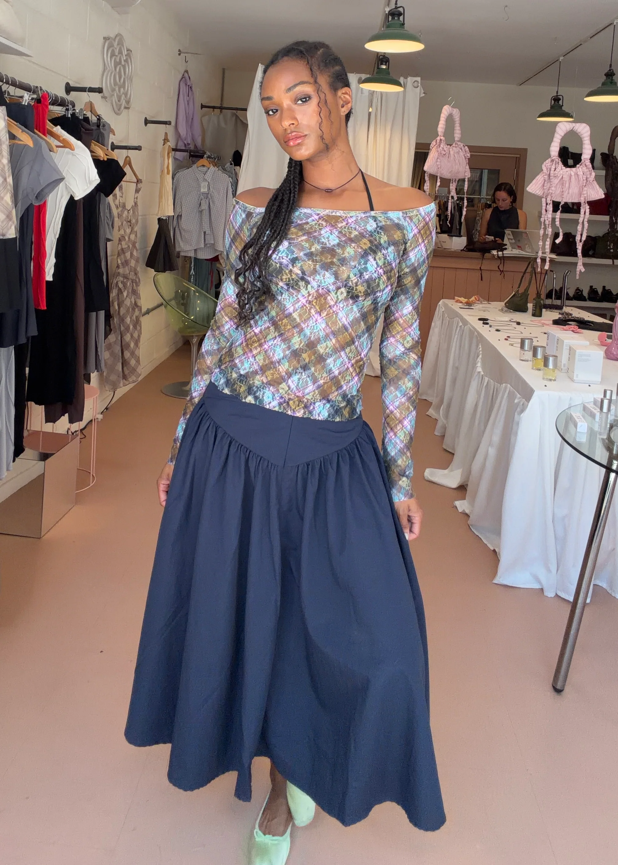 Lace Off Shoulder Top Kaleido