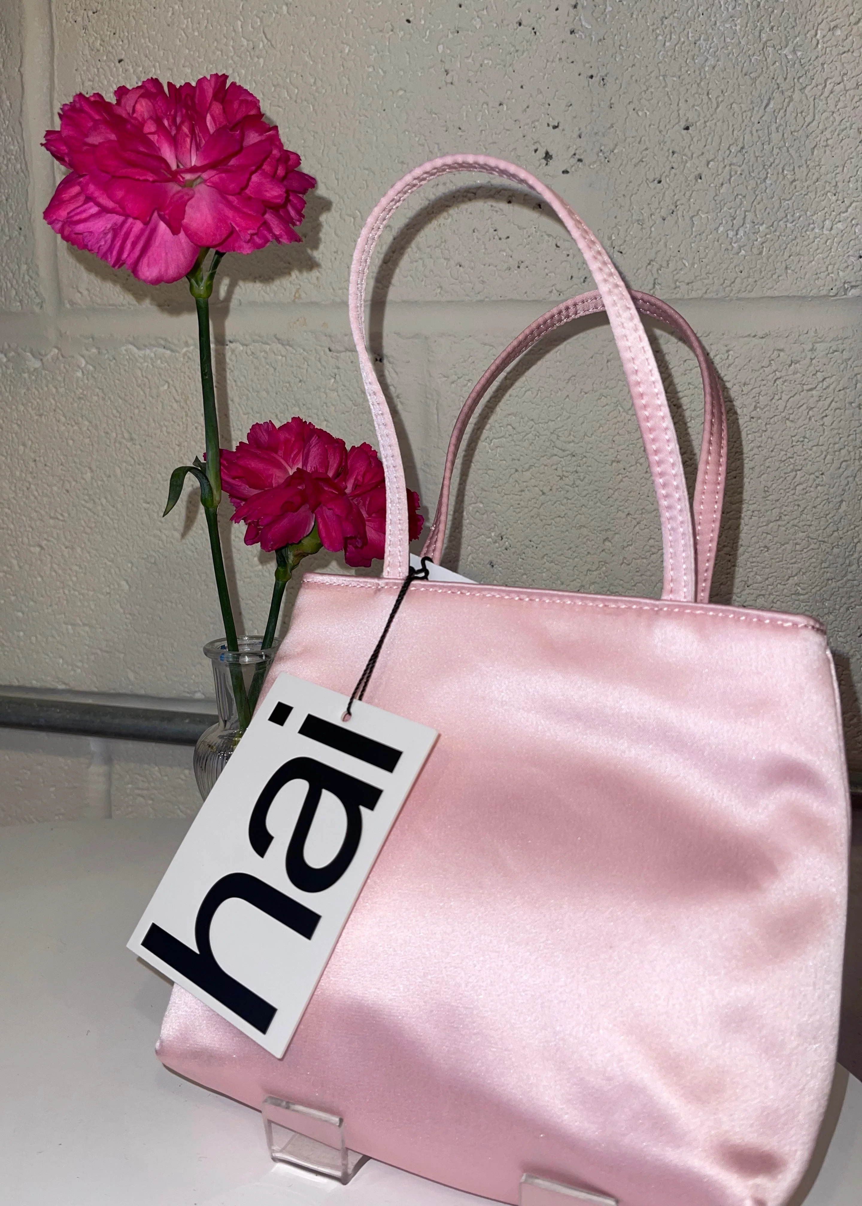 Little Silk Bag in Light Pink