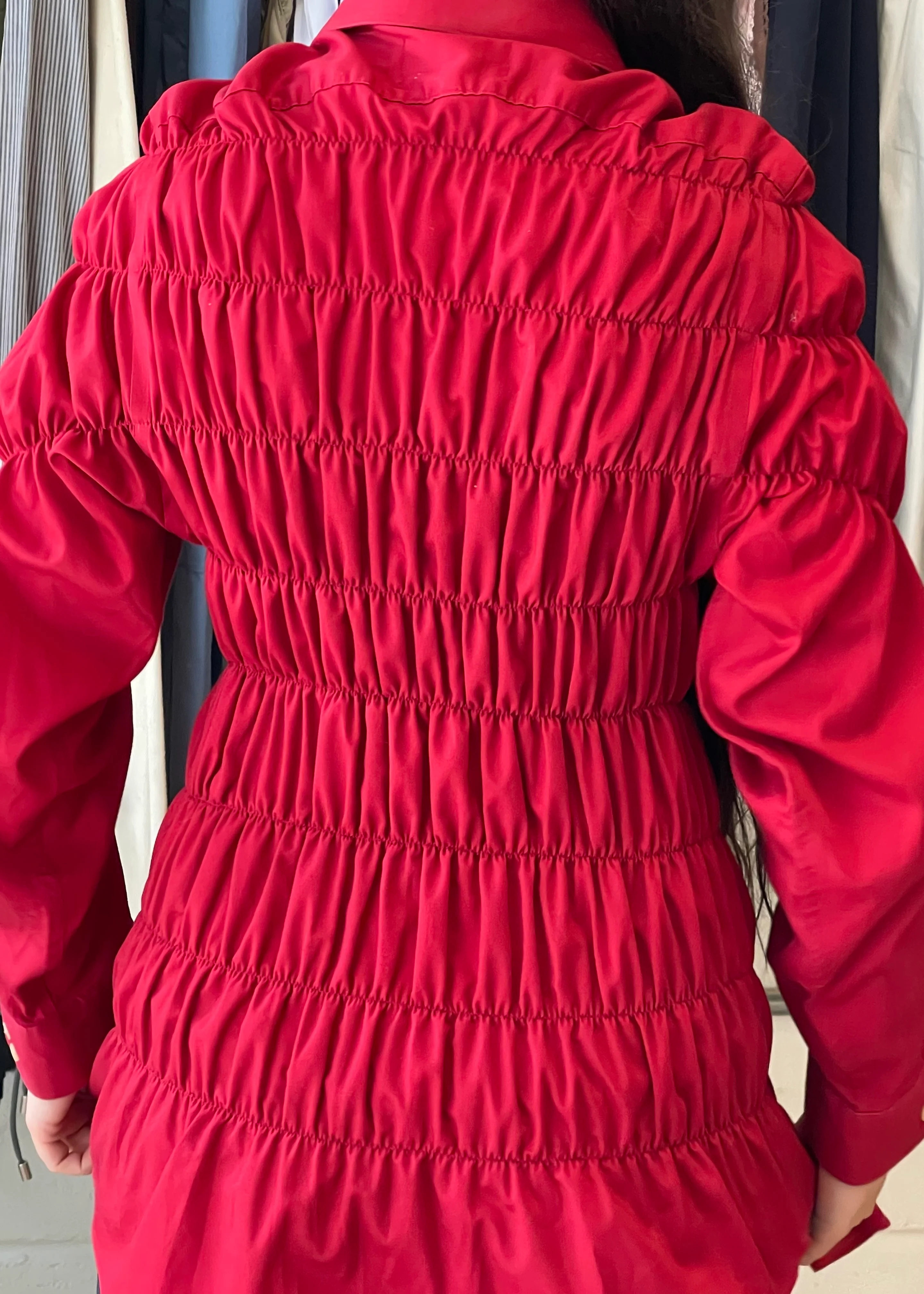 Long Espuma Shirt Cherry Red - Image 3