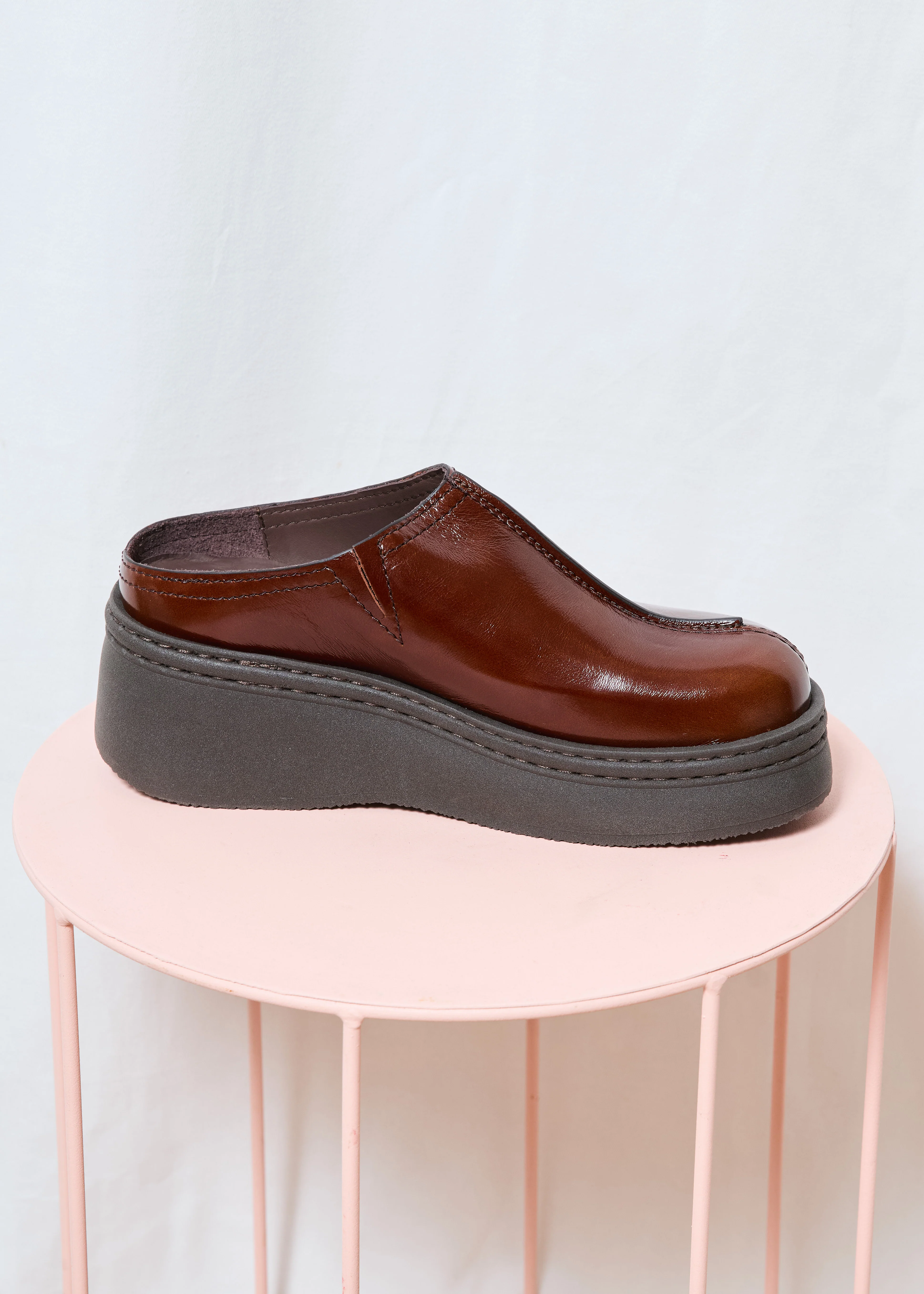 Mego | Brown Mules - Image 2