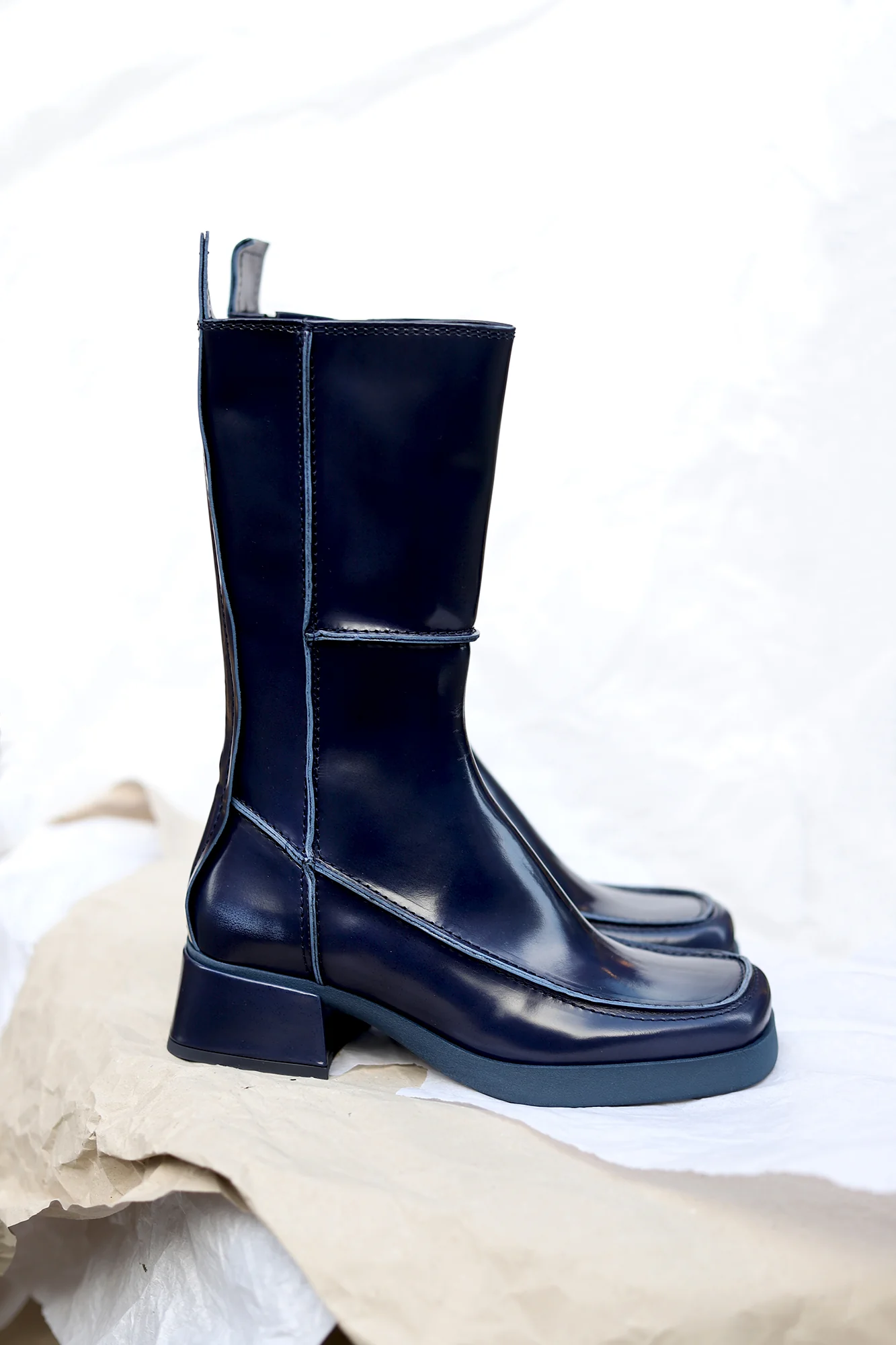 Alzira Boots | Navy - Image 3
