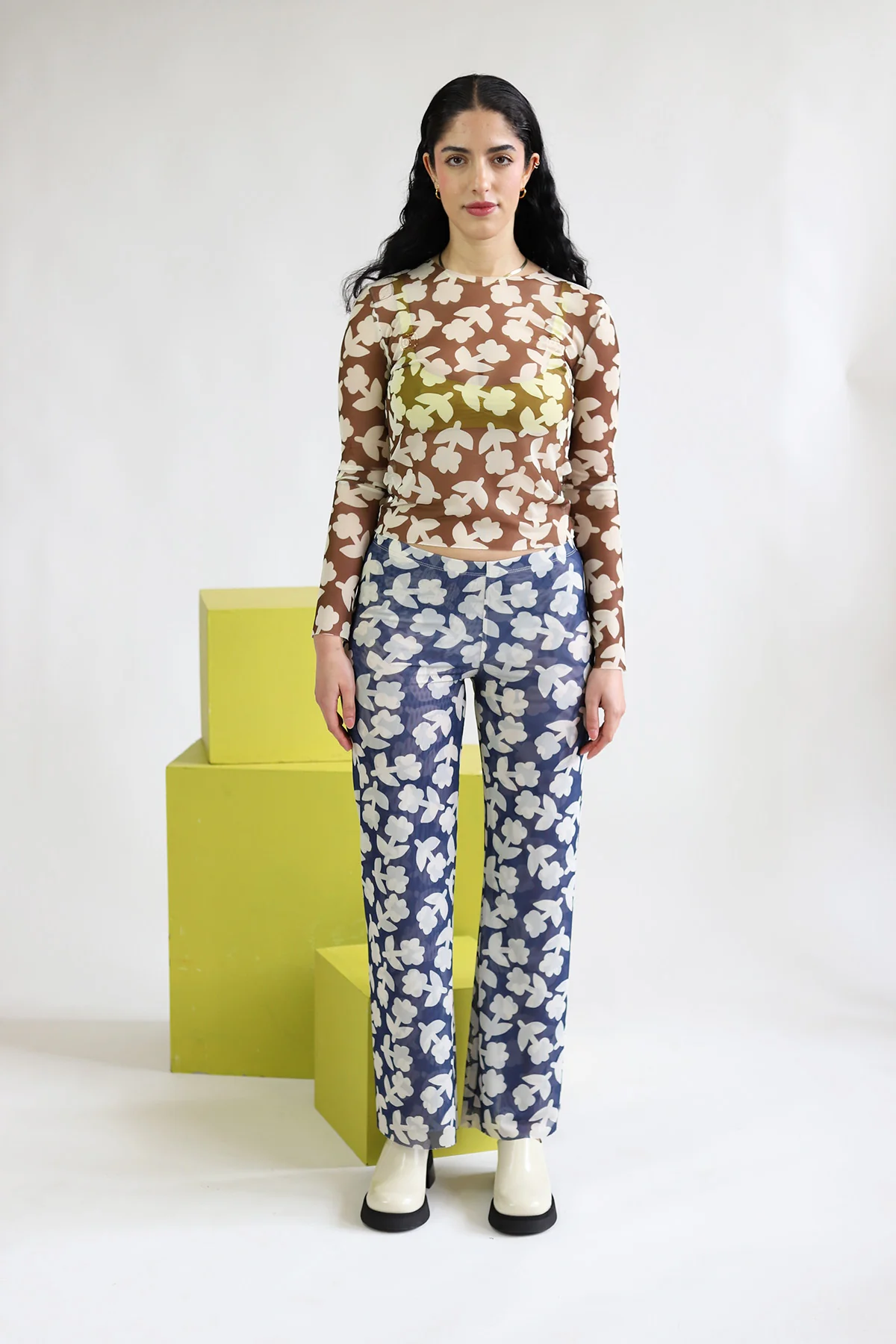 Recycled Tulle Pants | Blue - Image 4