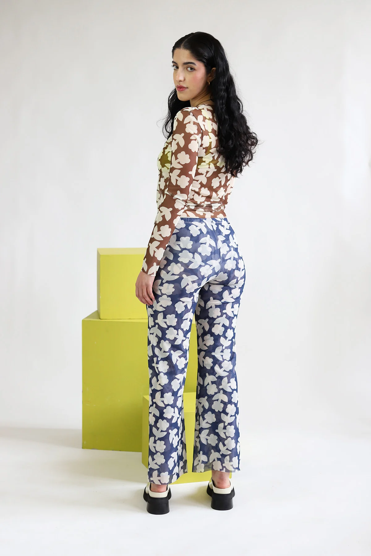 Recycled Tulle Pants | Blue - Image 5