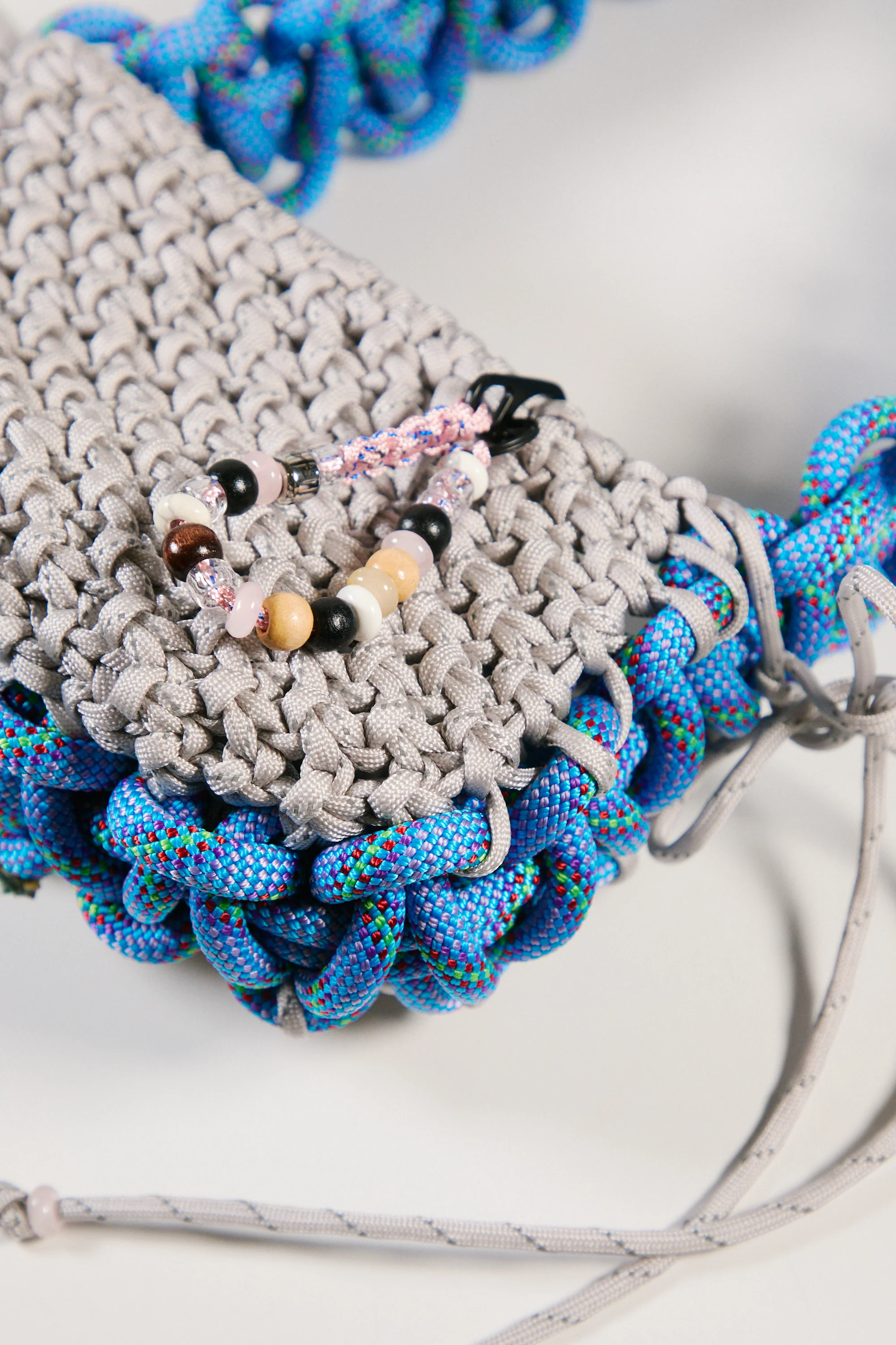 Friday Bag | Coral & Light Blue Reflective - Image 4