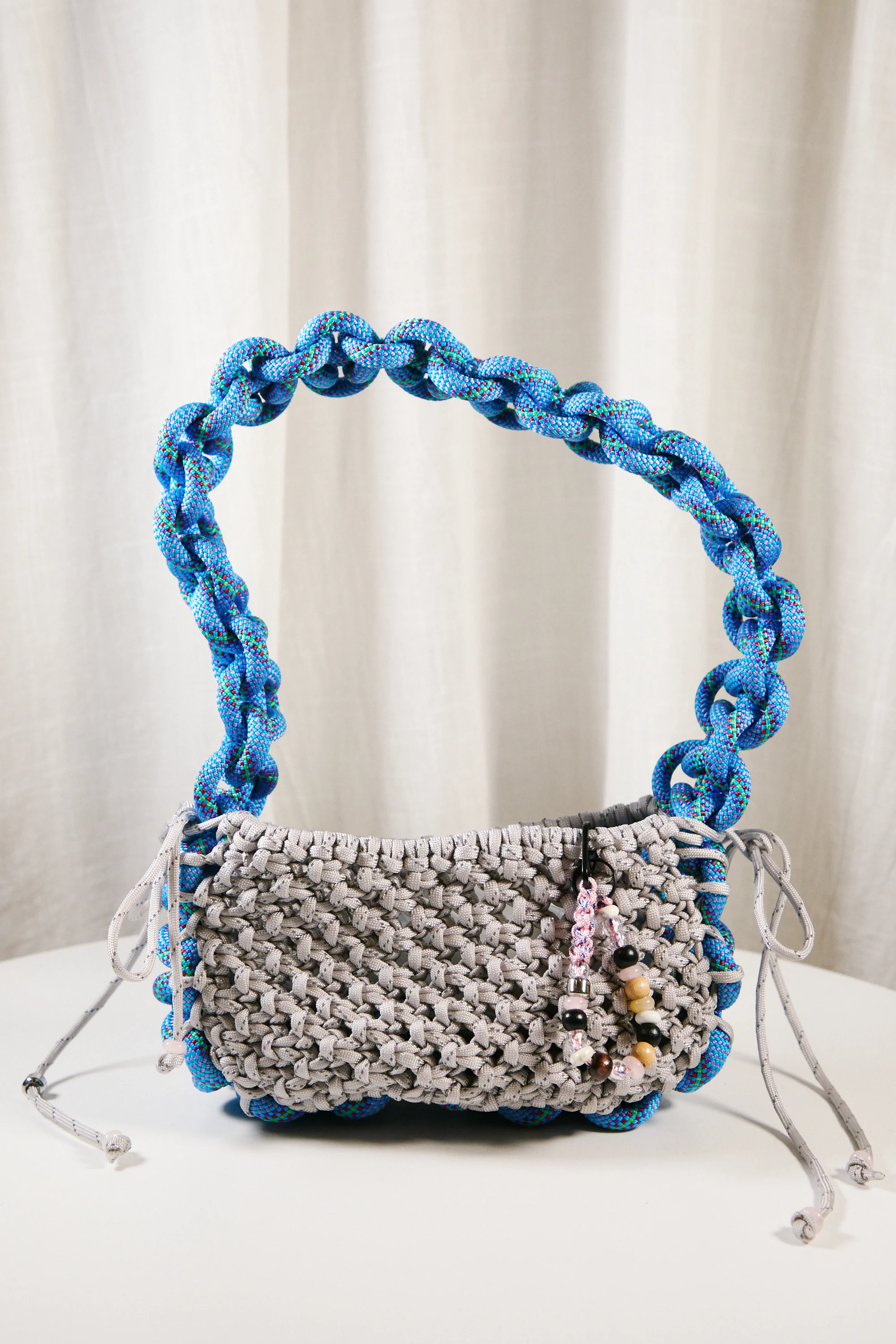 Friday Bag | Coral & Light Blue Reflective - Image 5