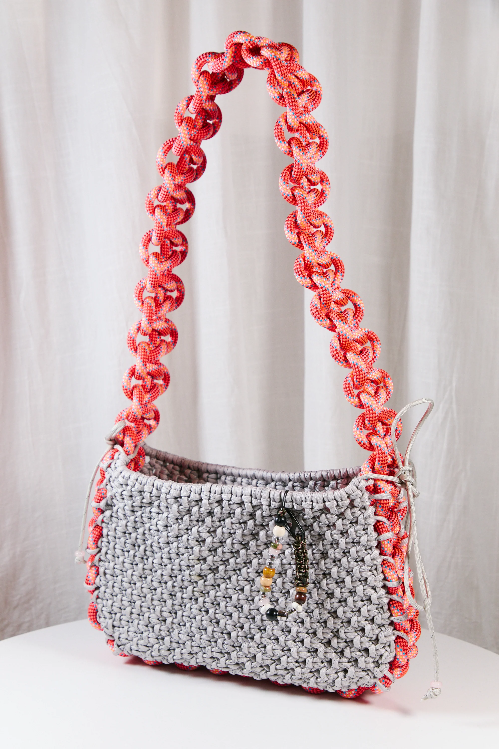 Friday Sling | Coral & Grey Reflective
