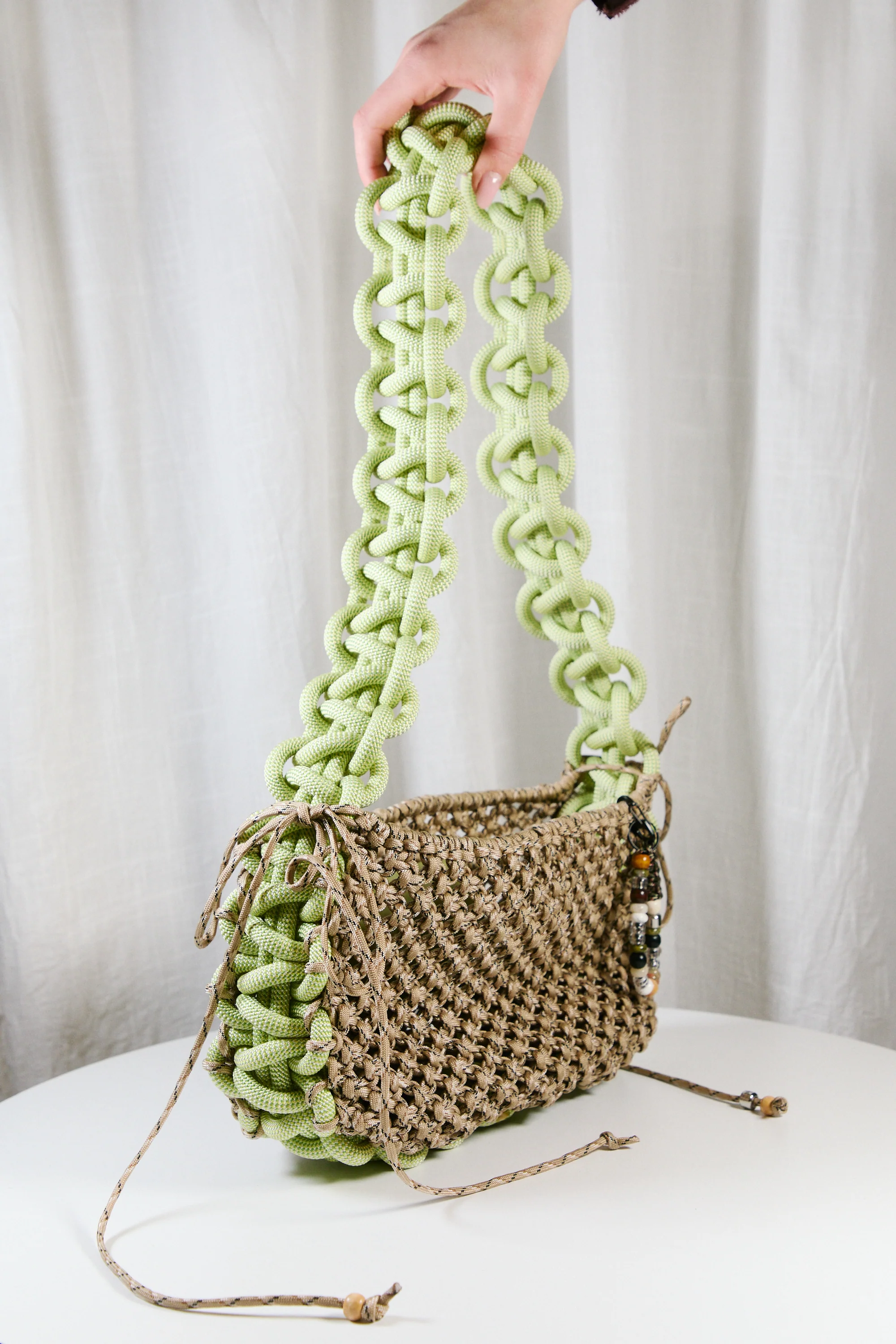 Friday Sling | Green & Beige