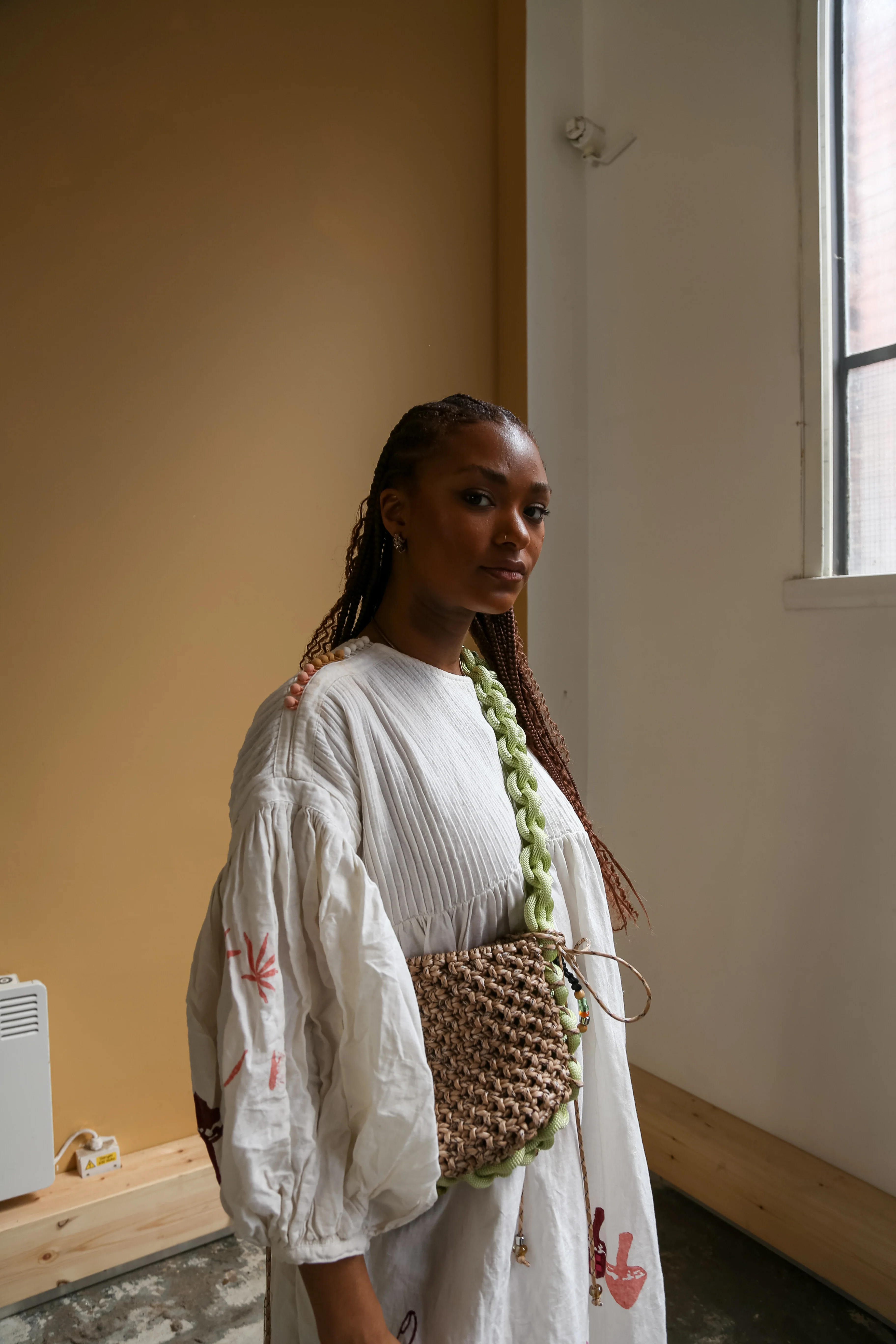 Friday Sling | Green & Beige - Image 2