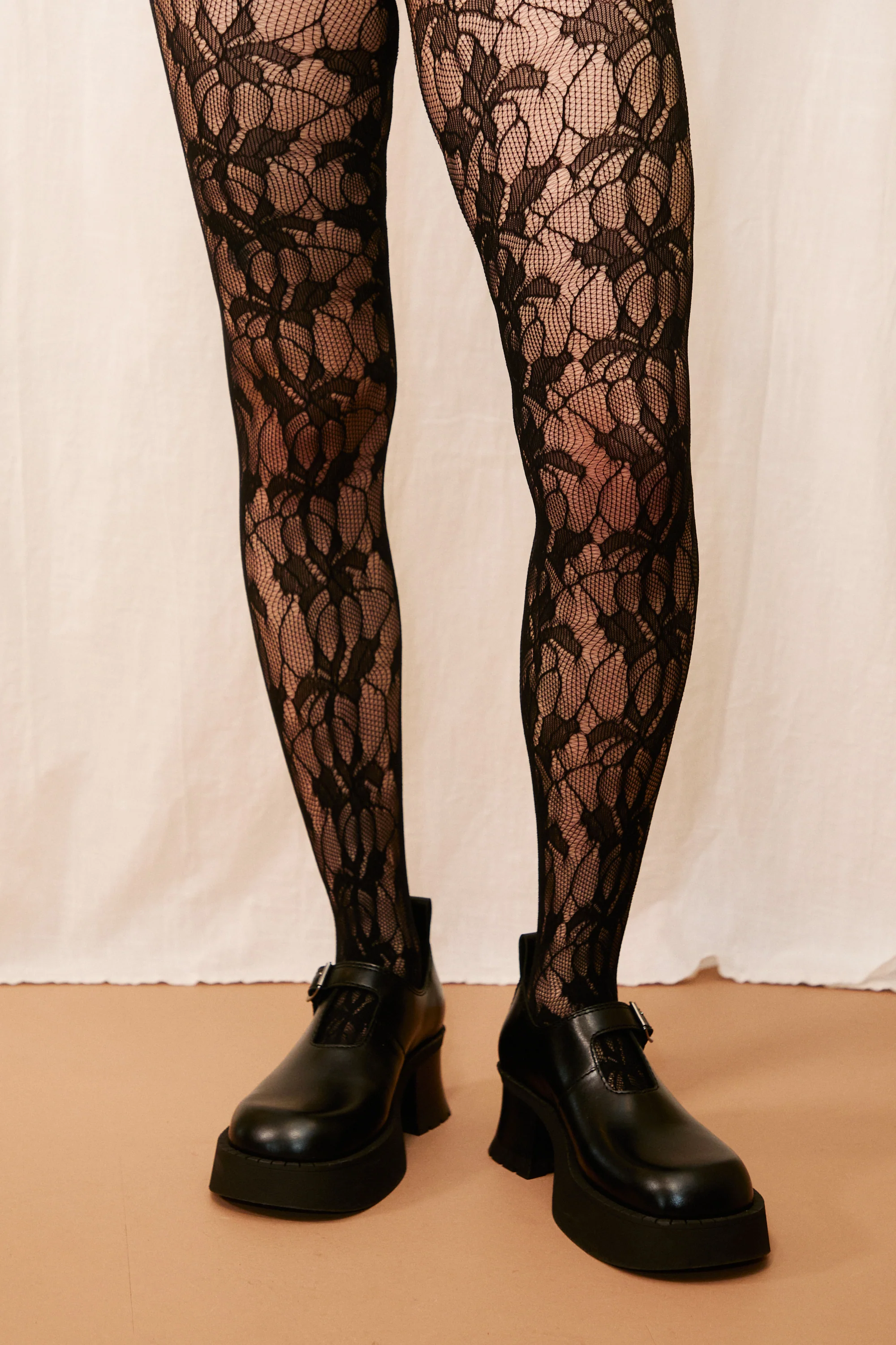 Orchid Lace Tights