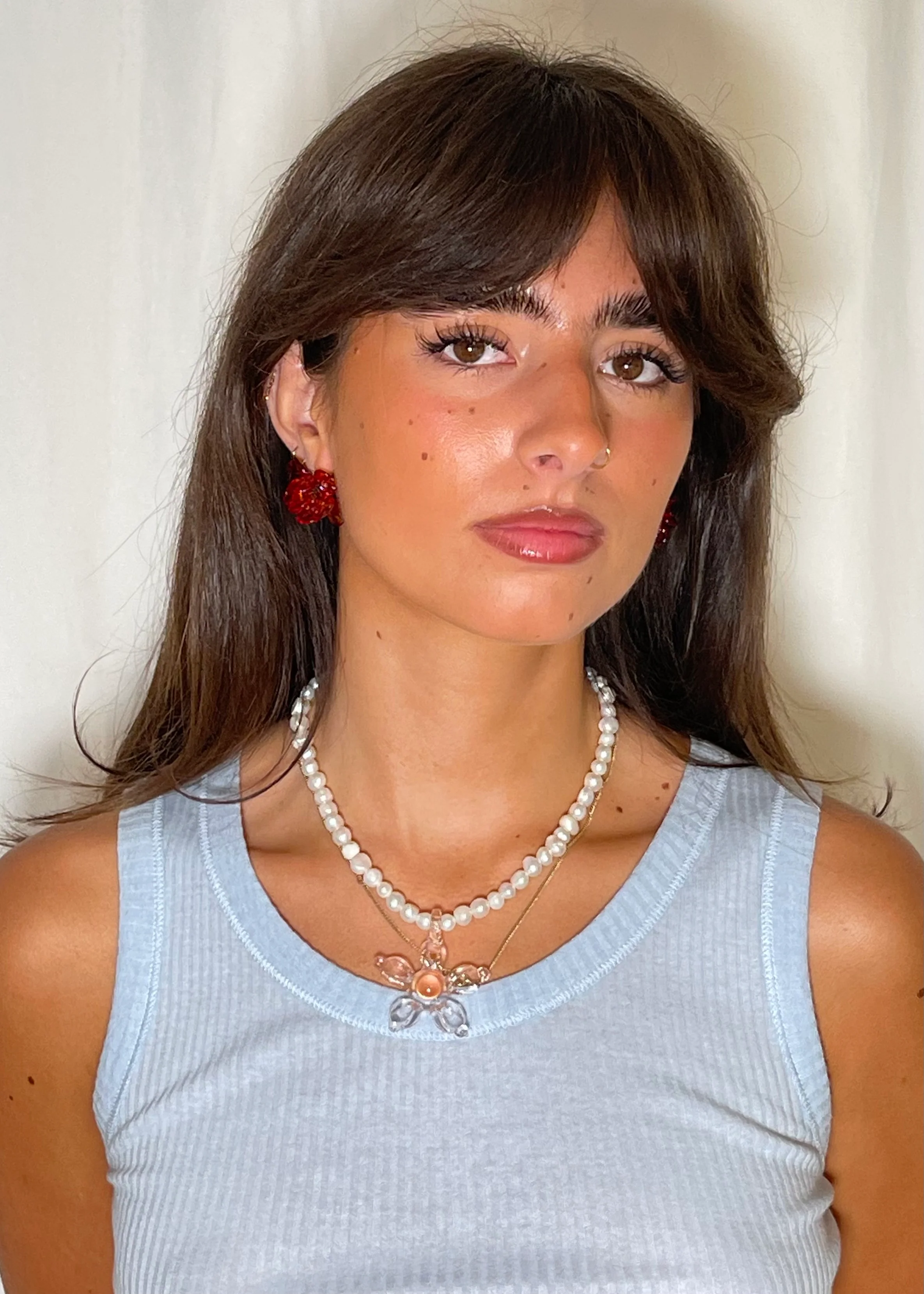 Red Roses Earrings - Image 3