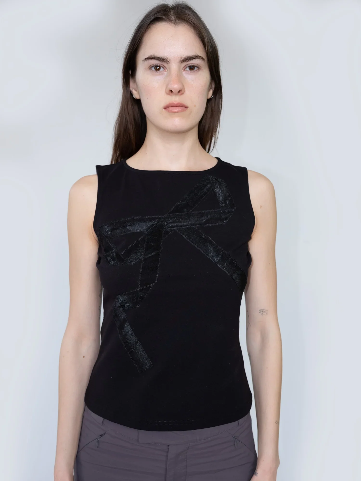 Ribbon Tank Black - Image 3