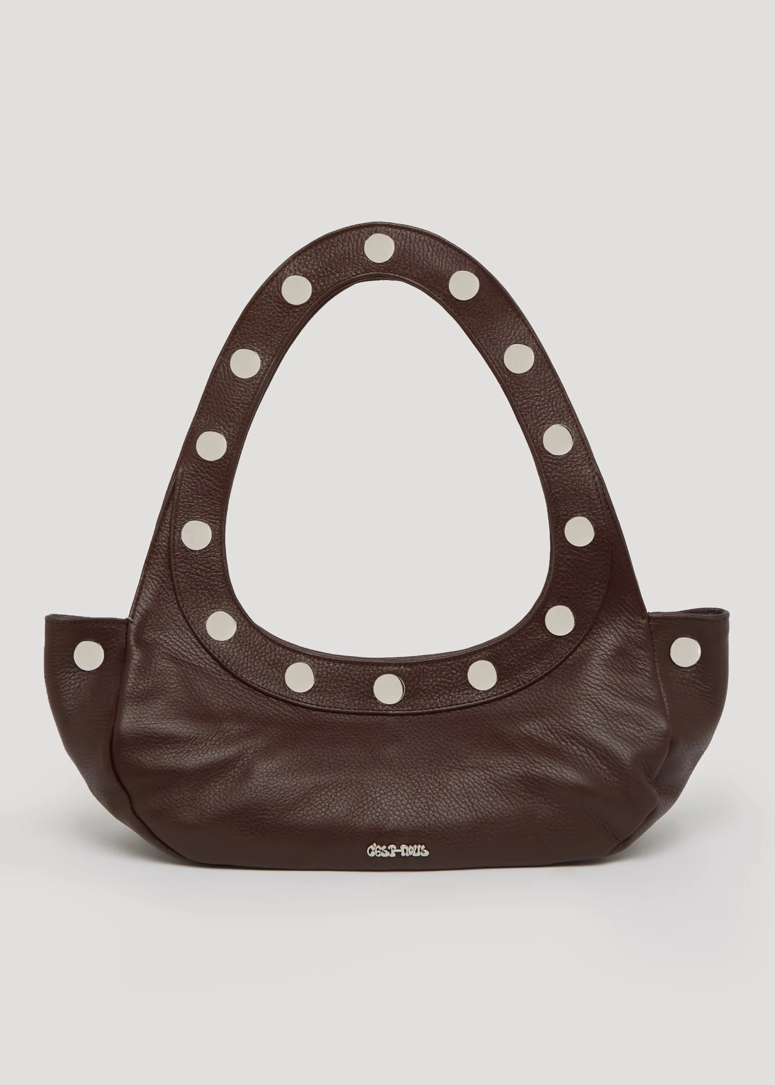 Sali Bag in Nappa Leather Brown Chocolate - Image 5