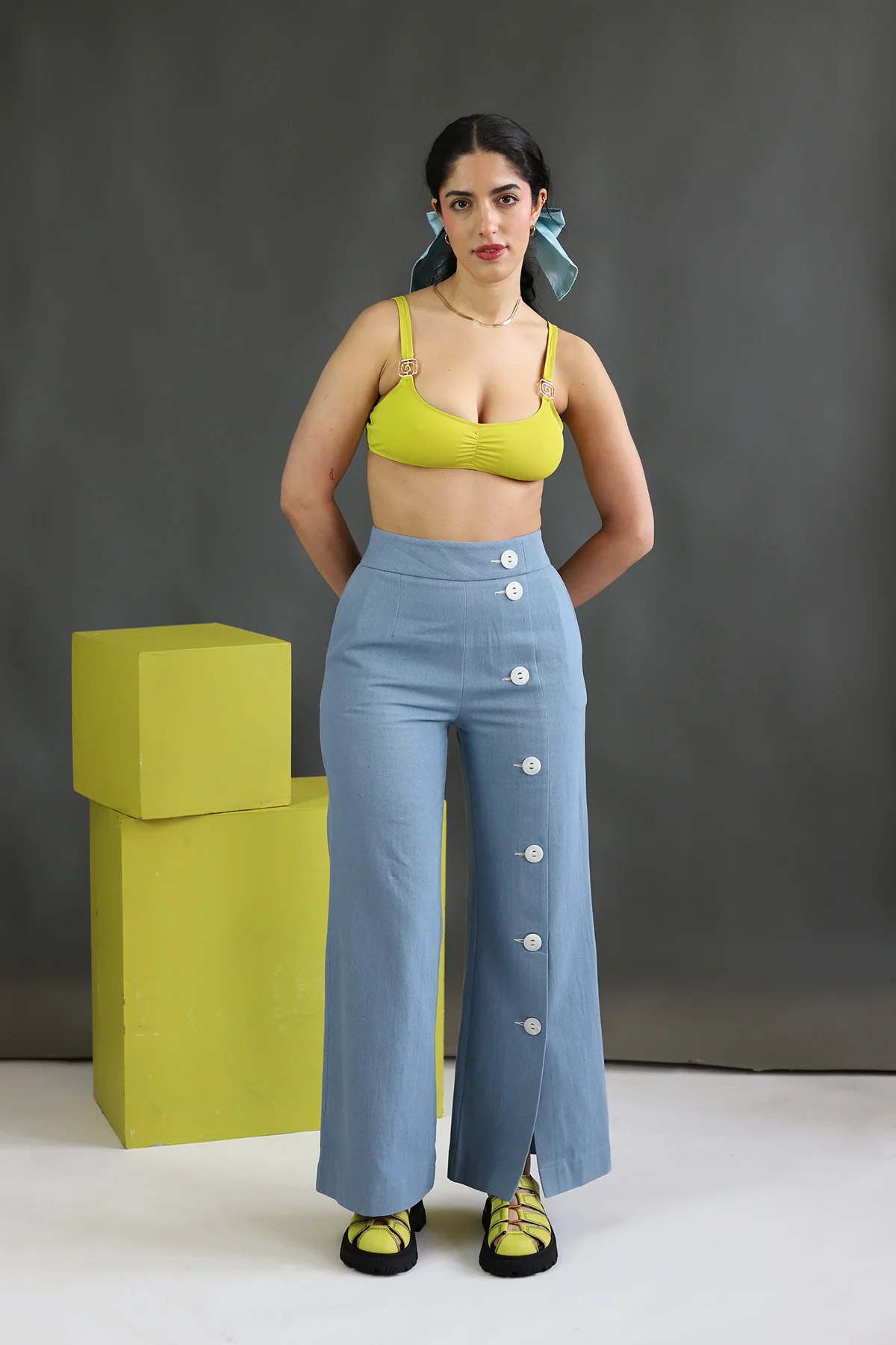 Light Denim Trousers | The Air Uniform - Image 3