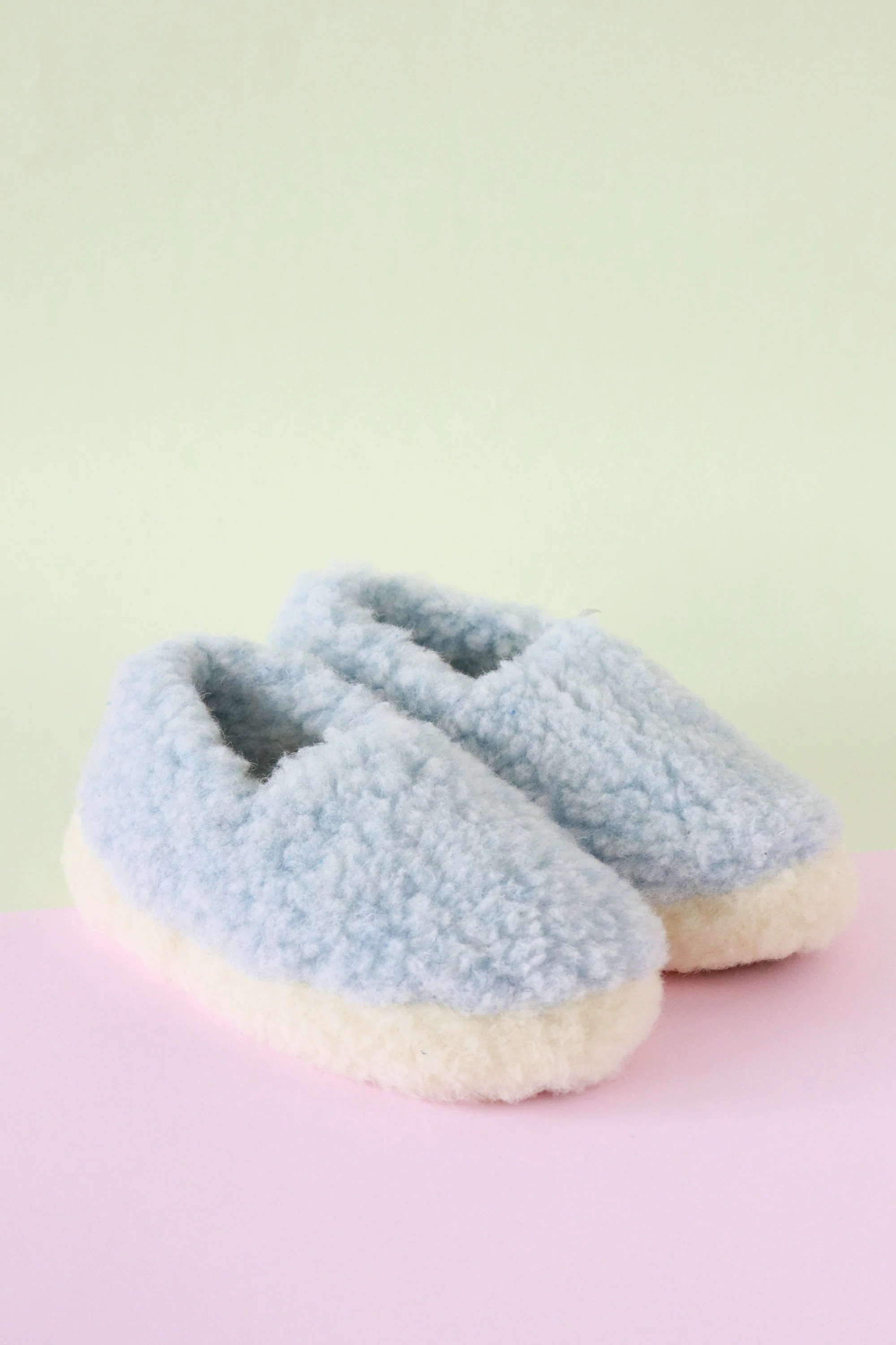 Siberian Slippers | Baby Blue