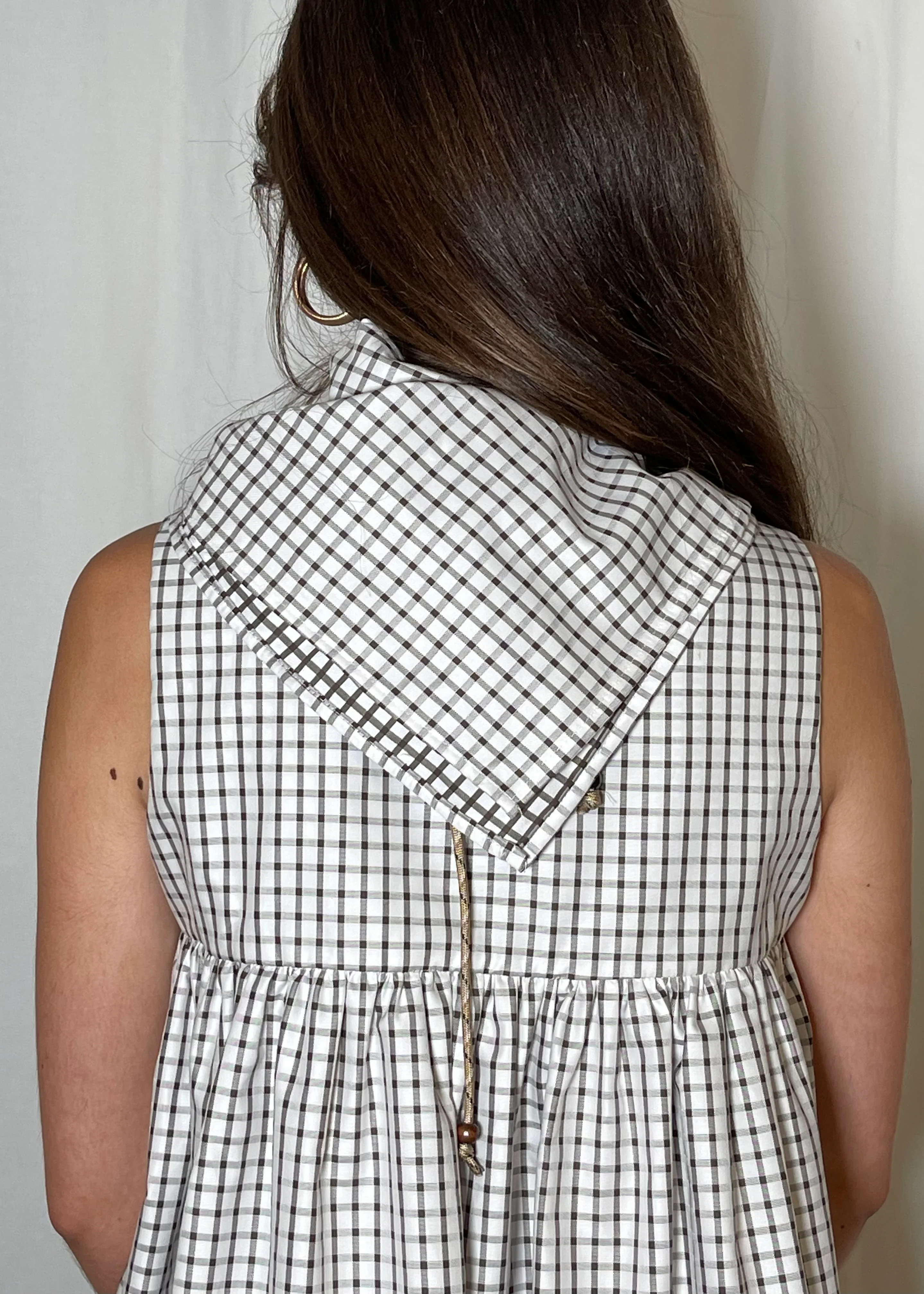 Thrills Top Brown Check - Image 12
