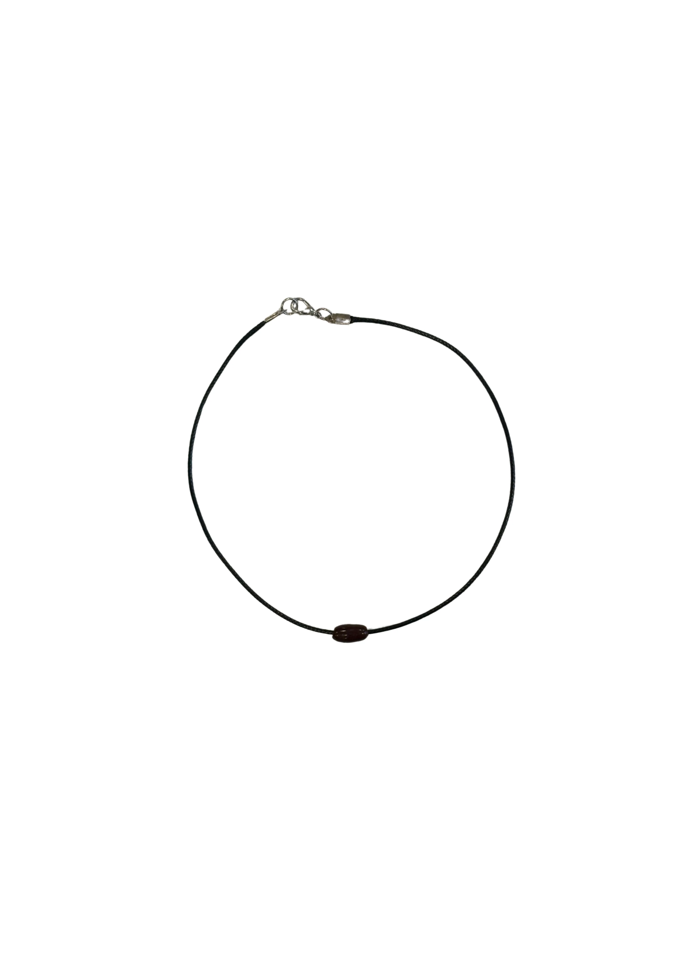 Tiny Brown Bean Necklace - Image 3