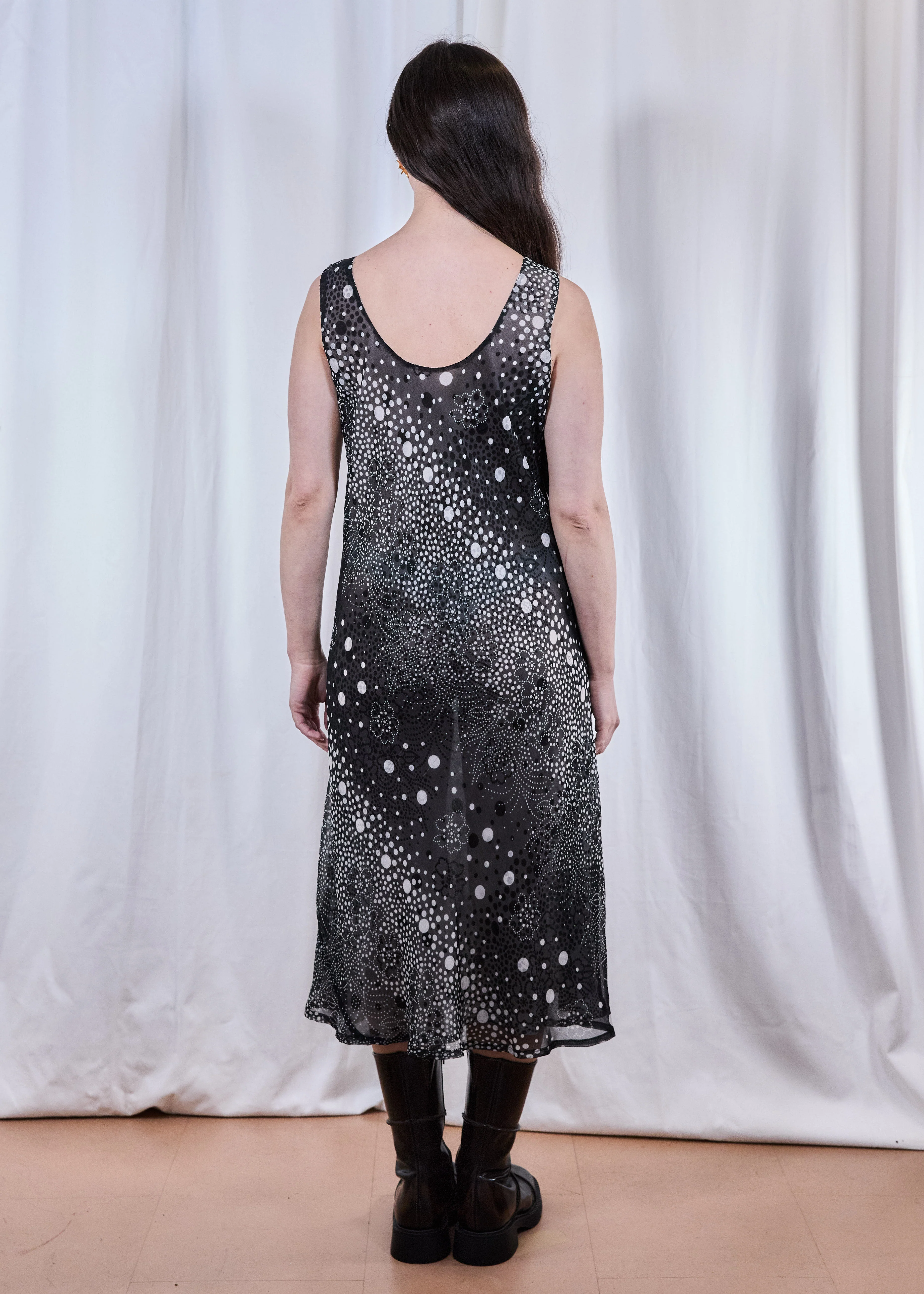 Vintage Reversible Floral Maxi Length Slip Dress - Image 6