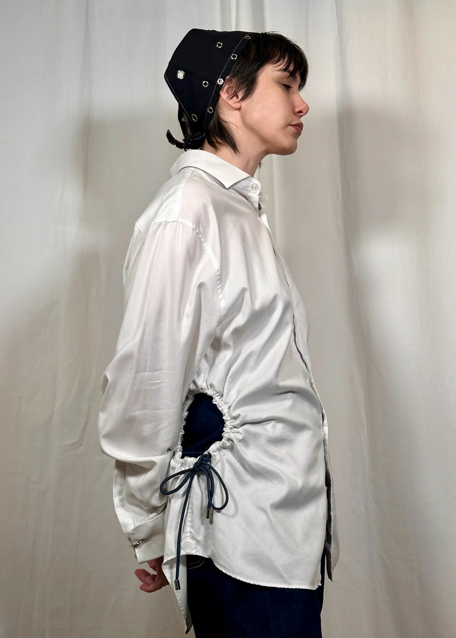 White Cinch Shirt